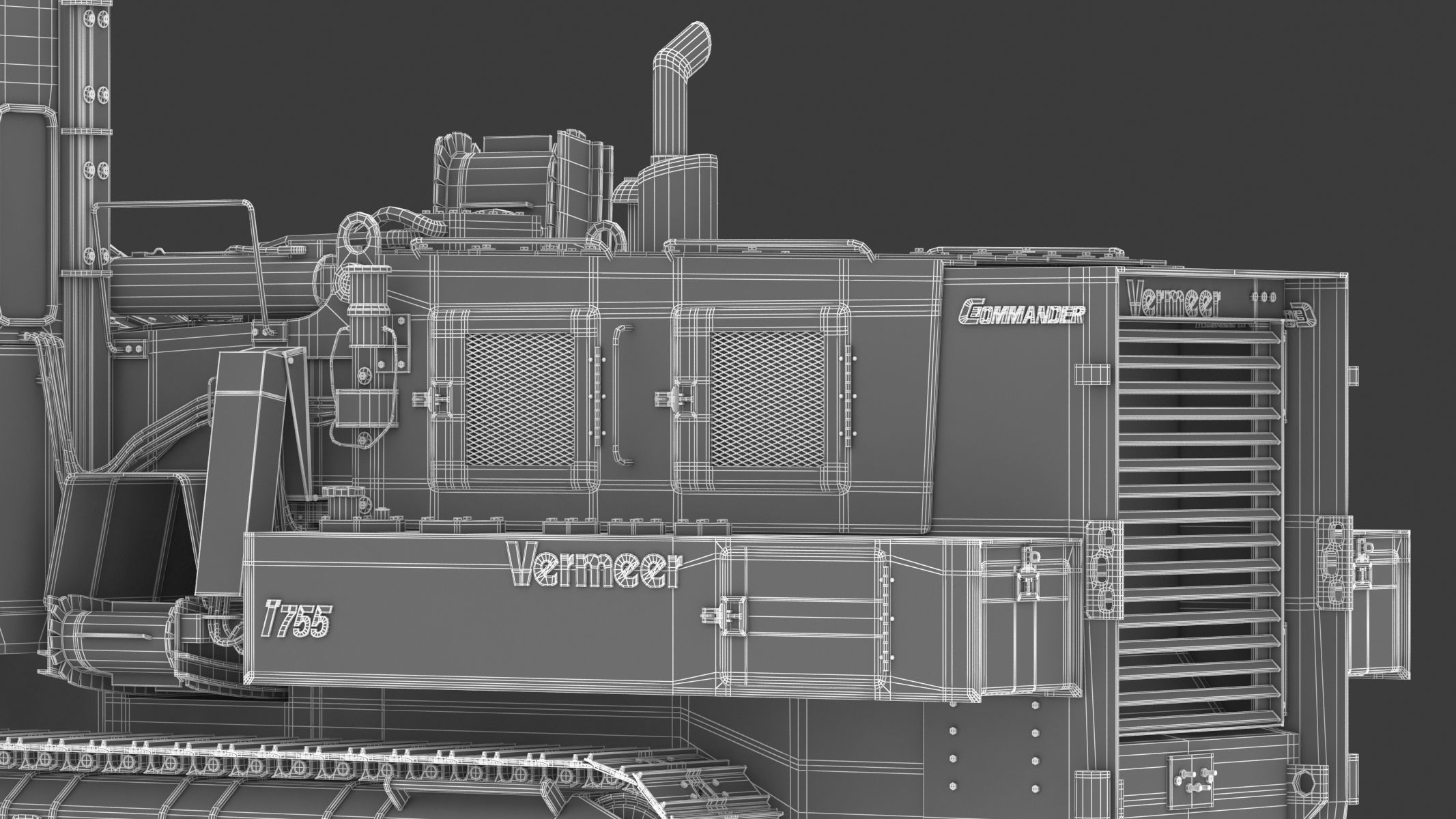Vermeer T755III Pipeline Trencher  3D model_37