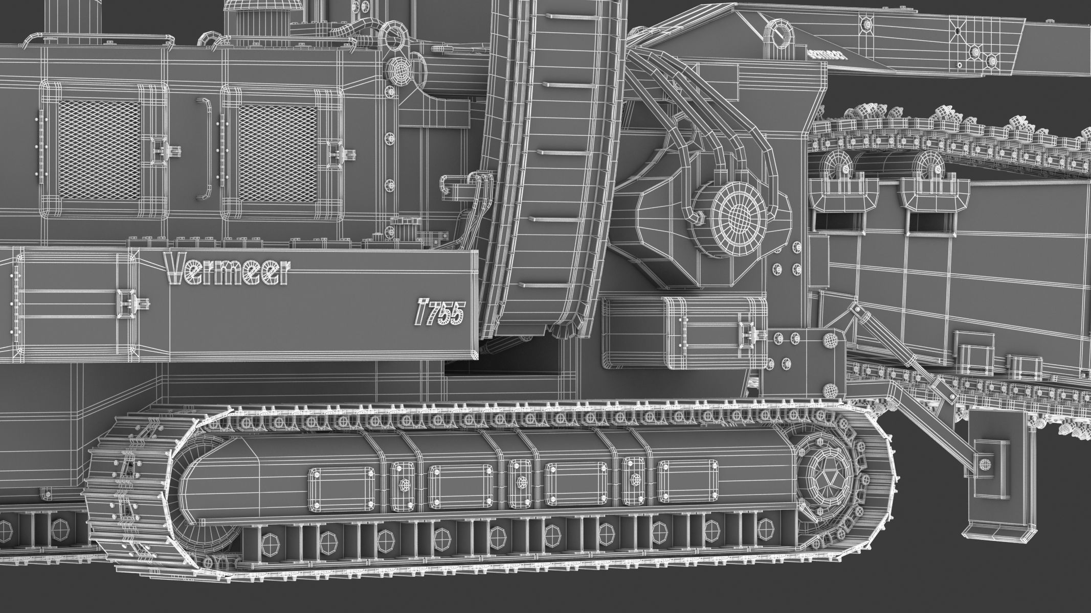 Vermeer T755III Pipeline Trencher  3D model_35