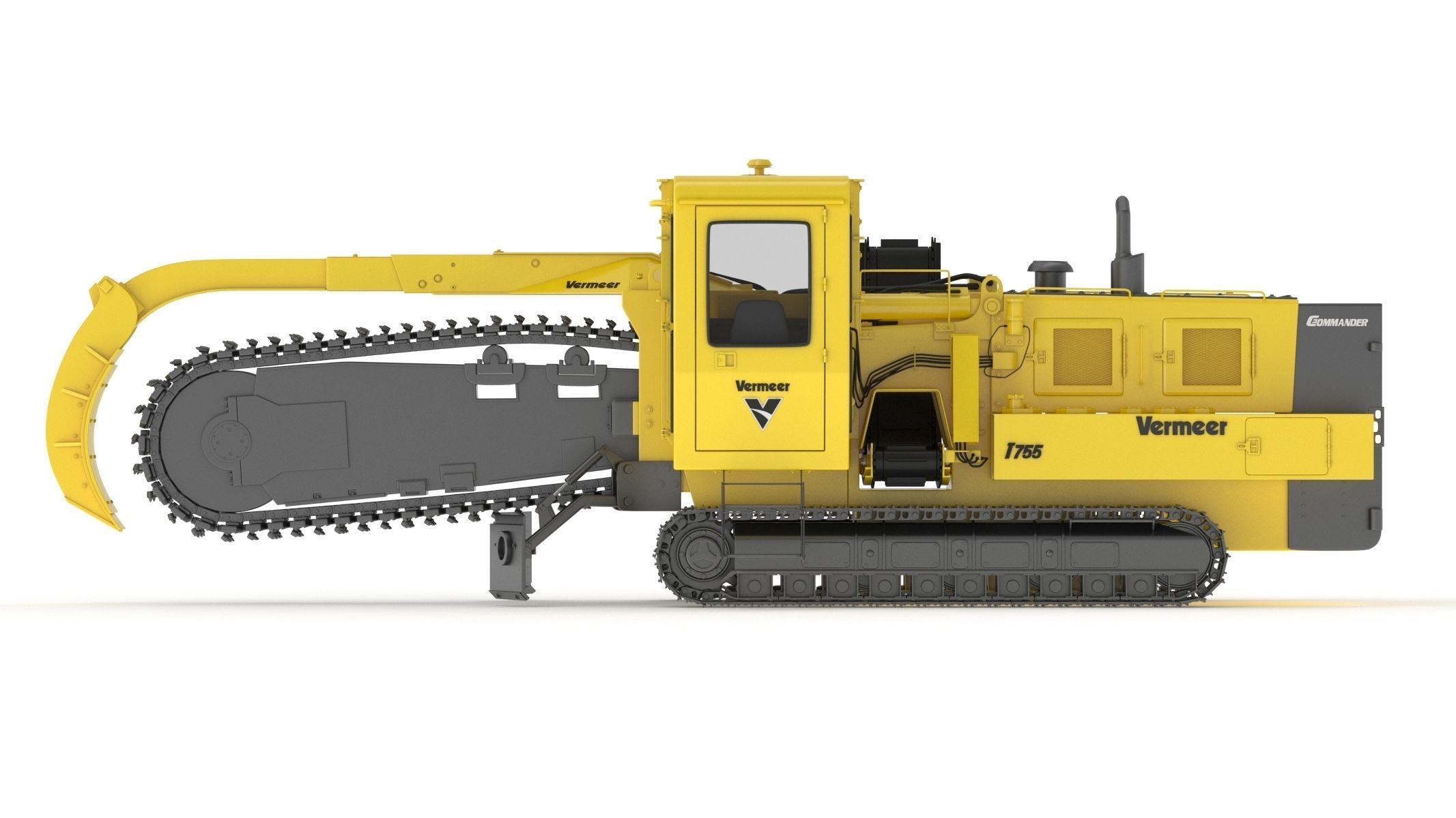 Vermeer T755III Pipeline Trencher  3D model_7