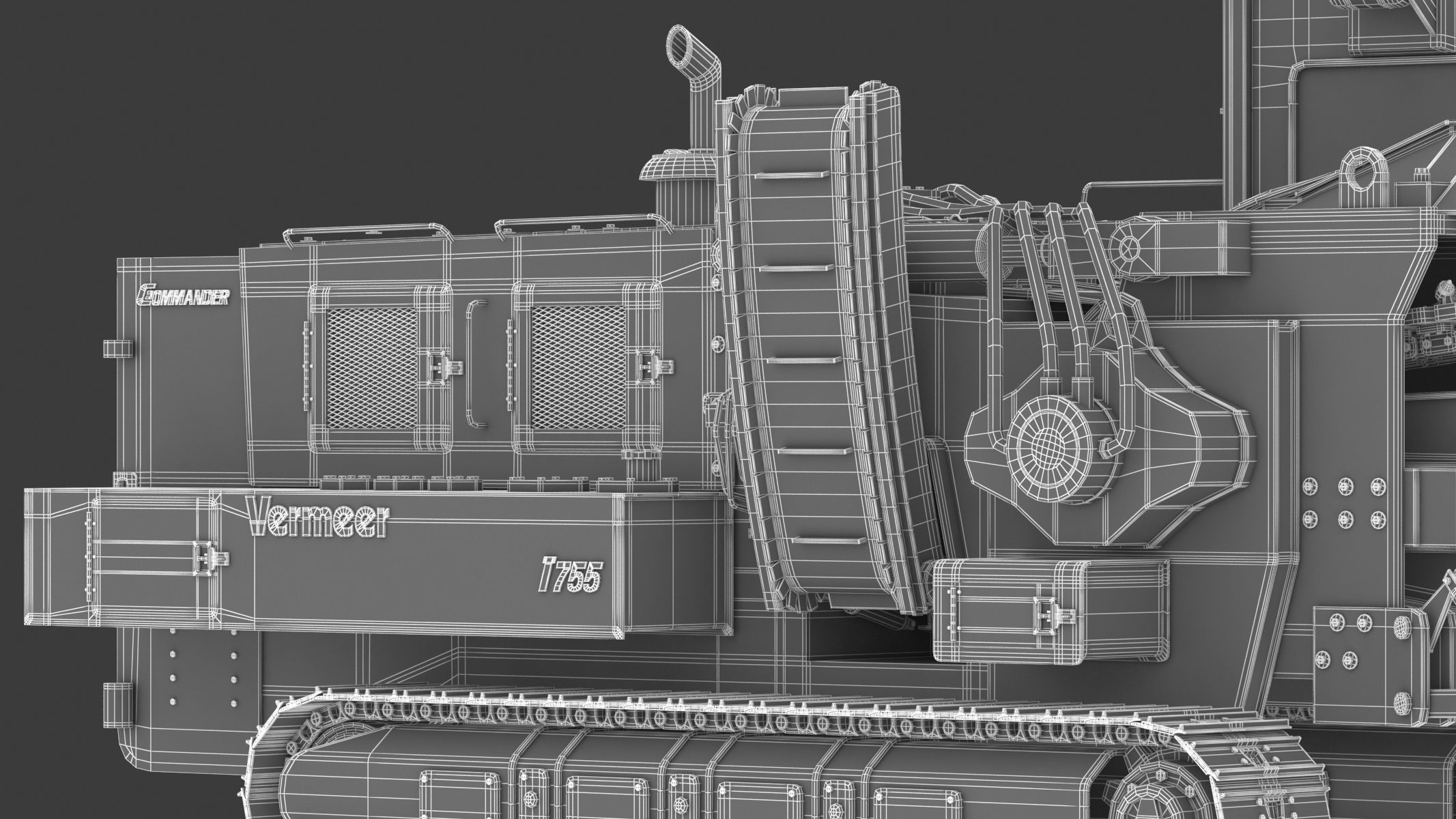 Vermeer T755III Pipeline Trencher  3D model_33