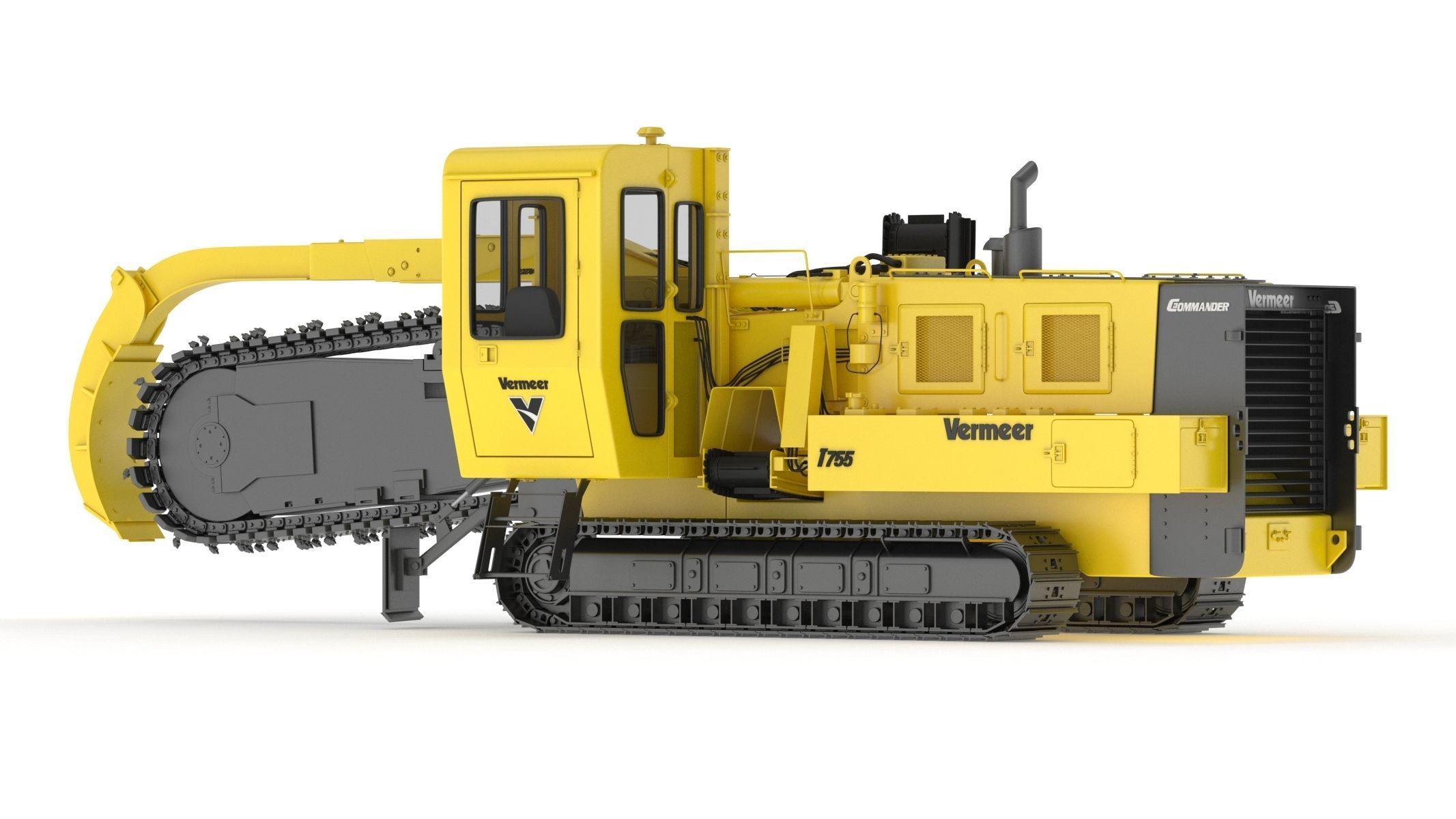 Vermeer T755III Pipeline Trencher  3D model_6