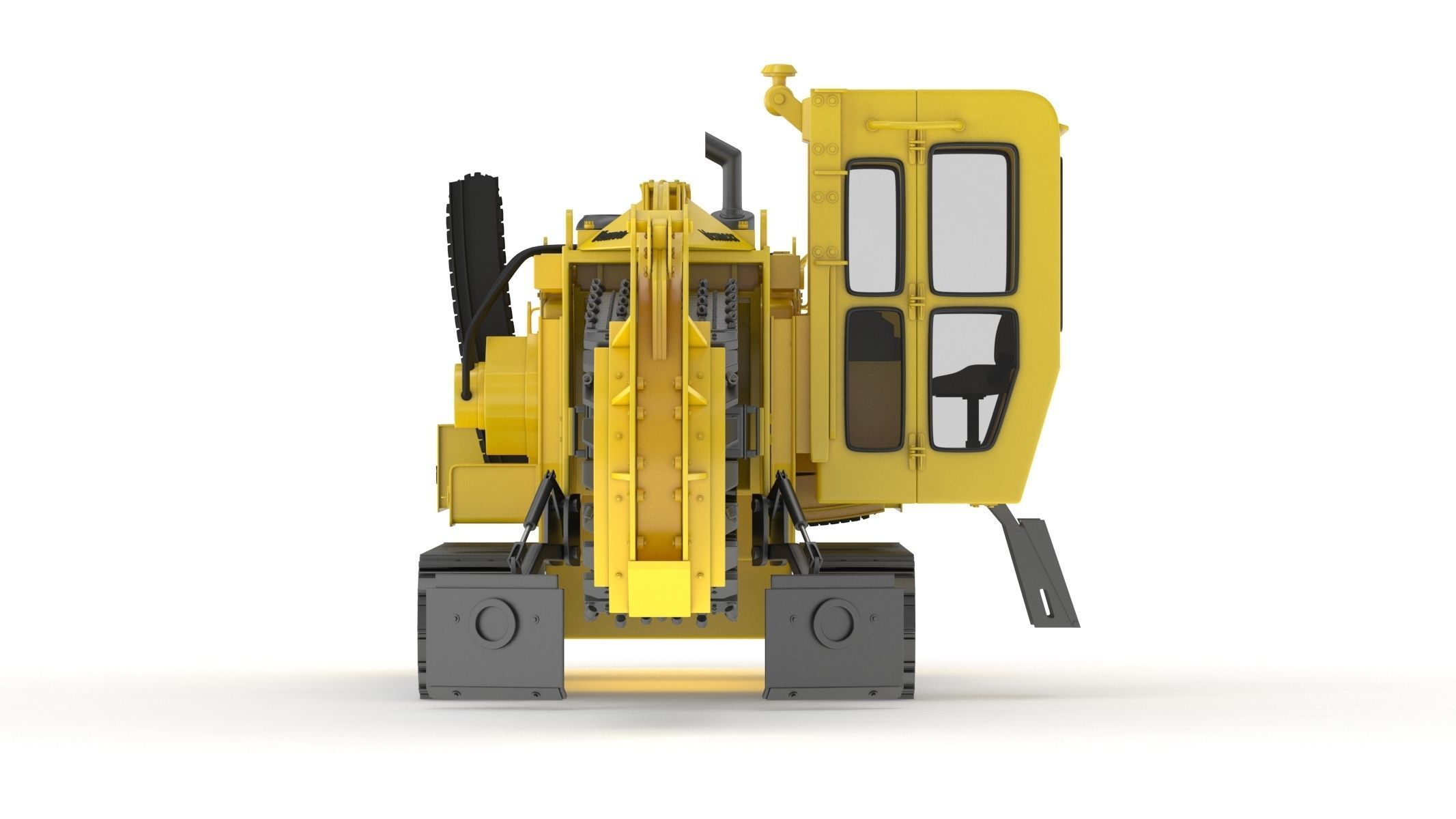 Vermeer T755III Pipeline Trencher  3D model_1