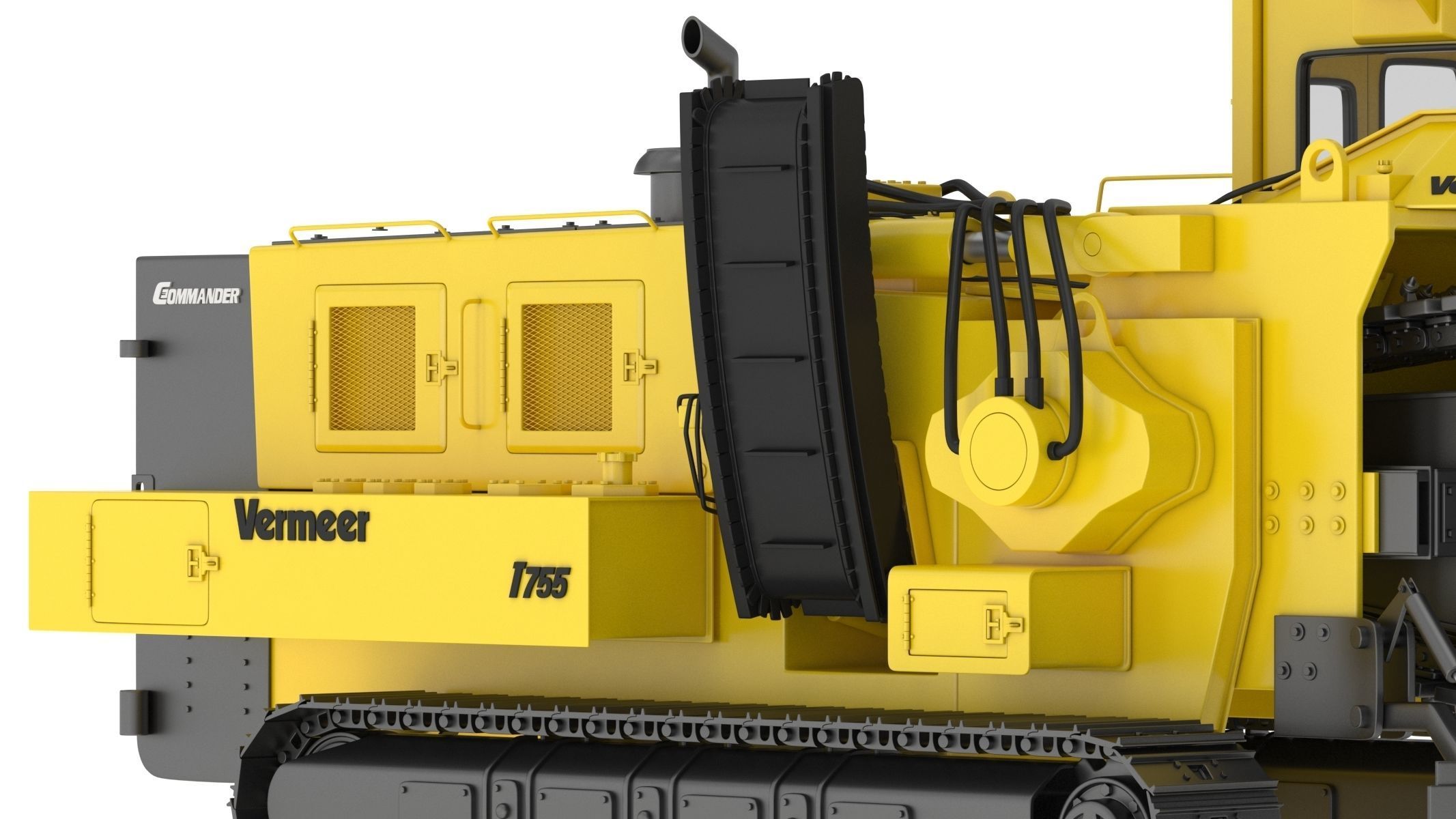 Vermeer T755III Pipeline Trencher  3D model_12