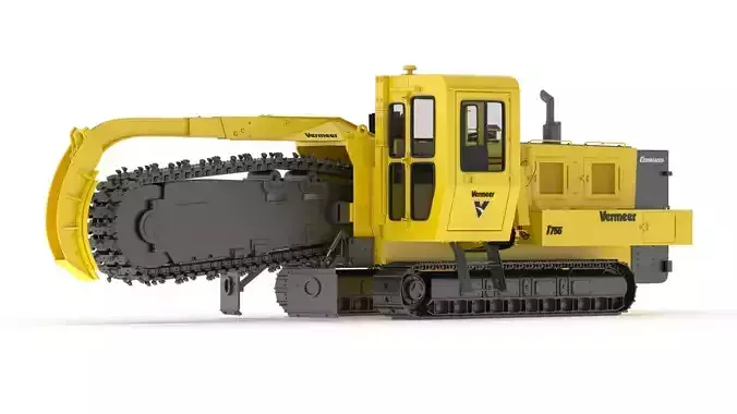 Vermeer T755III Pipeline Trencher  3D model