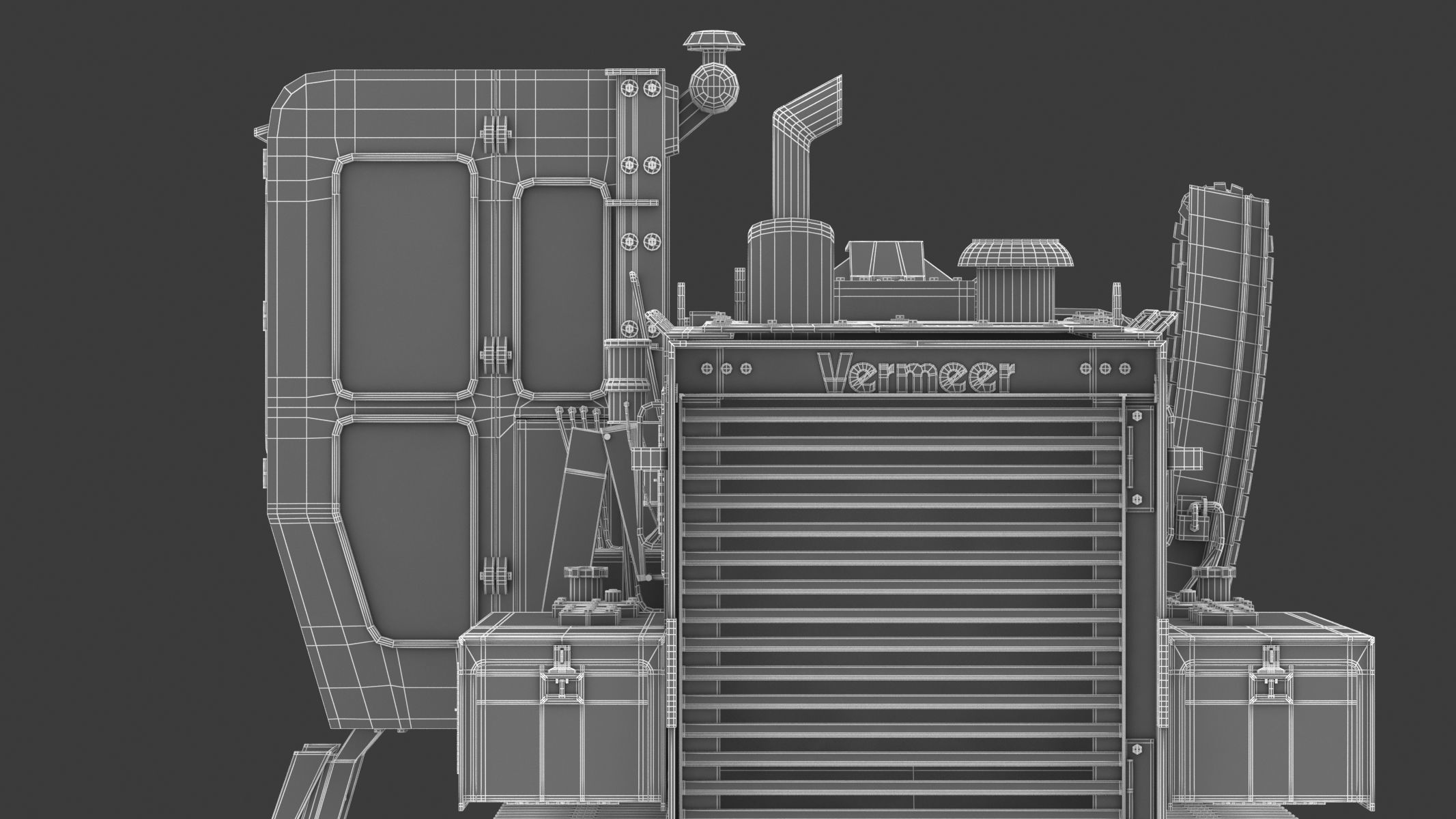 Vermeer T755III Pipeline Trencher  3D model_36