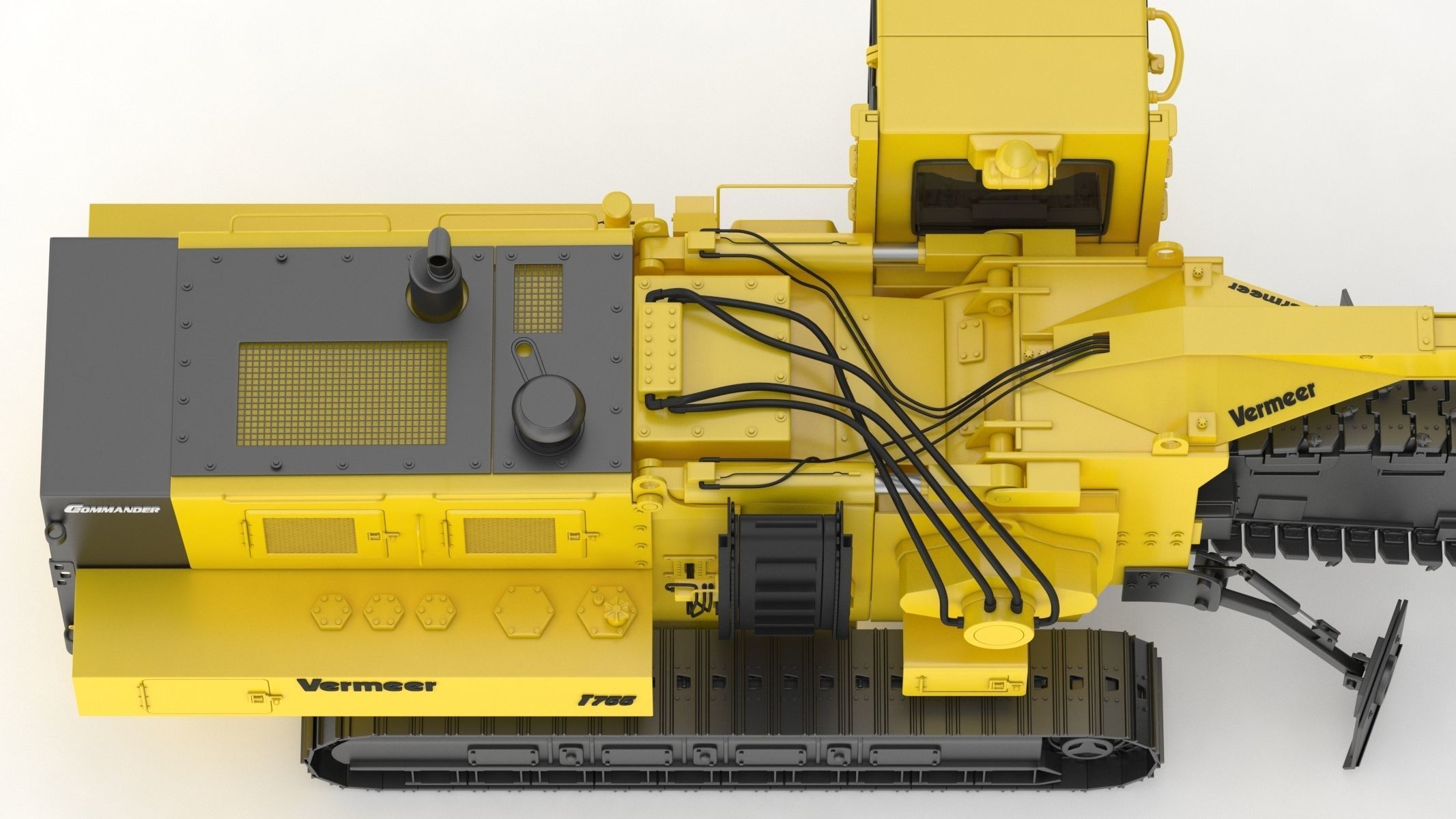 Vermeer T755III Pipeline Trencher  3D model_19