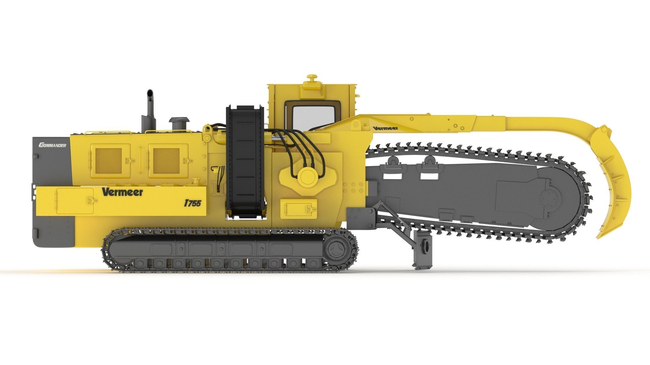 Vermeer T755III Pipeline Trencher  3D model_3