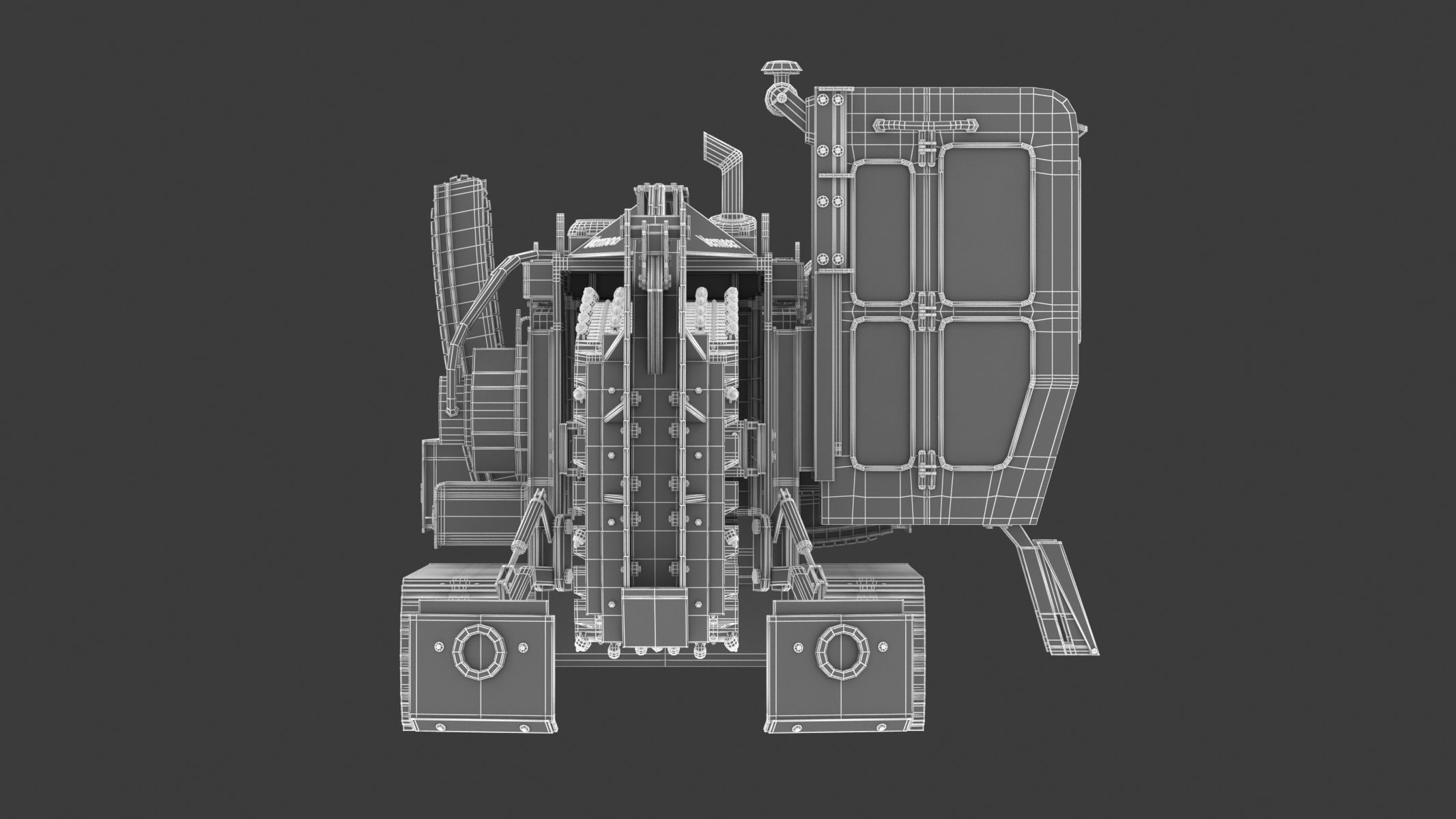 Vermeer T755III Pipeline Trencher  3D model_22