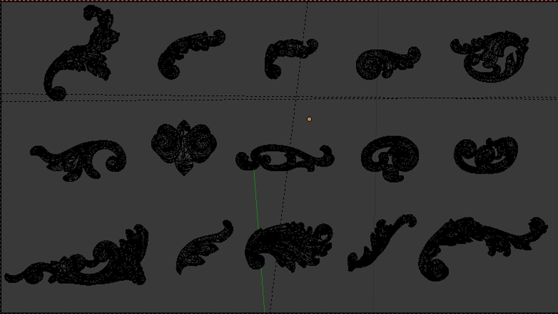 Acanthus Leaves Collection 01 3D print model_7