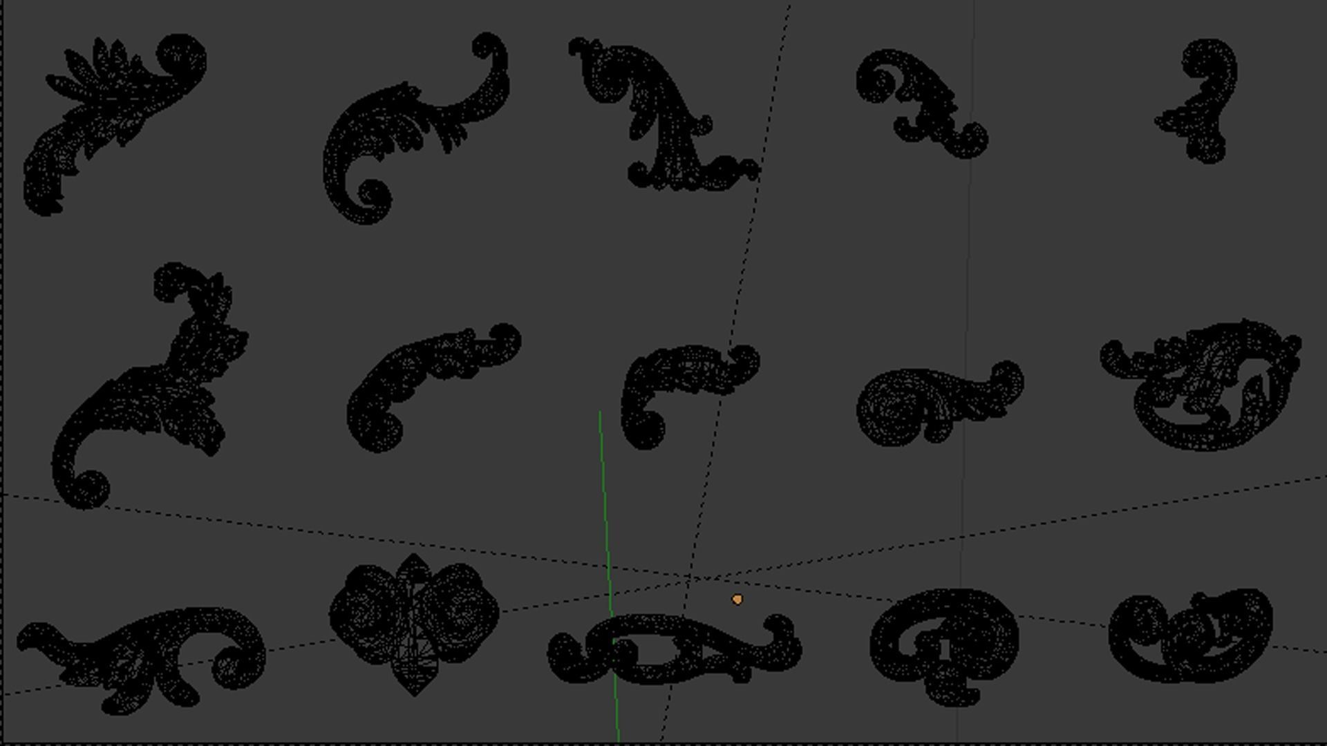 Acanthus Leaves Collection 01 3D print model_6