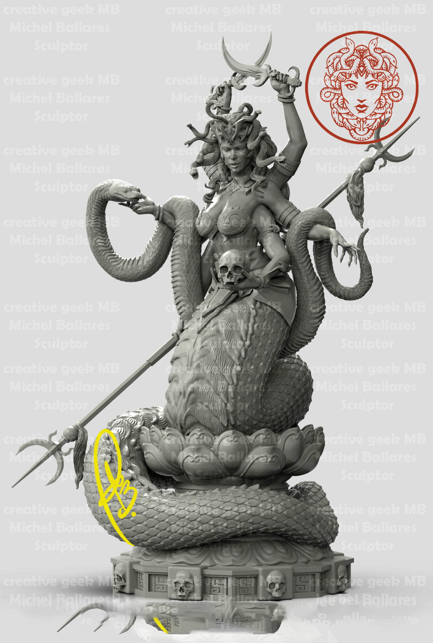 MARILITH BY CREATIVE GEEK MB 3D print model_2