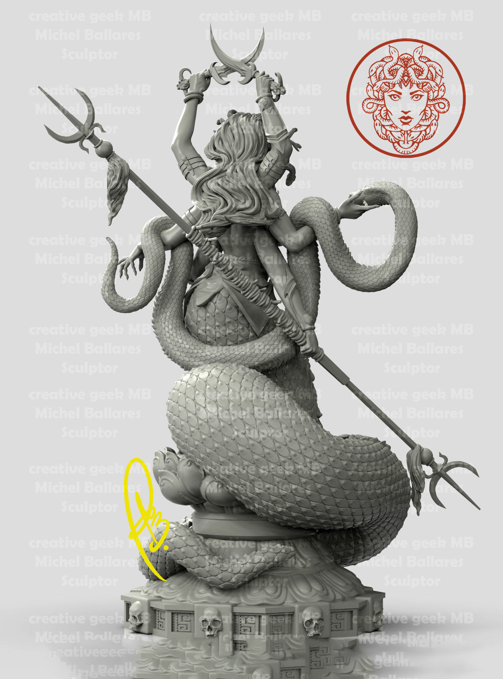 MARILITH BY CREATIVE GEEK MB 3D print model_9