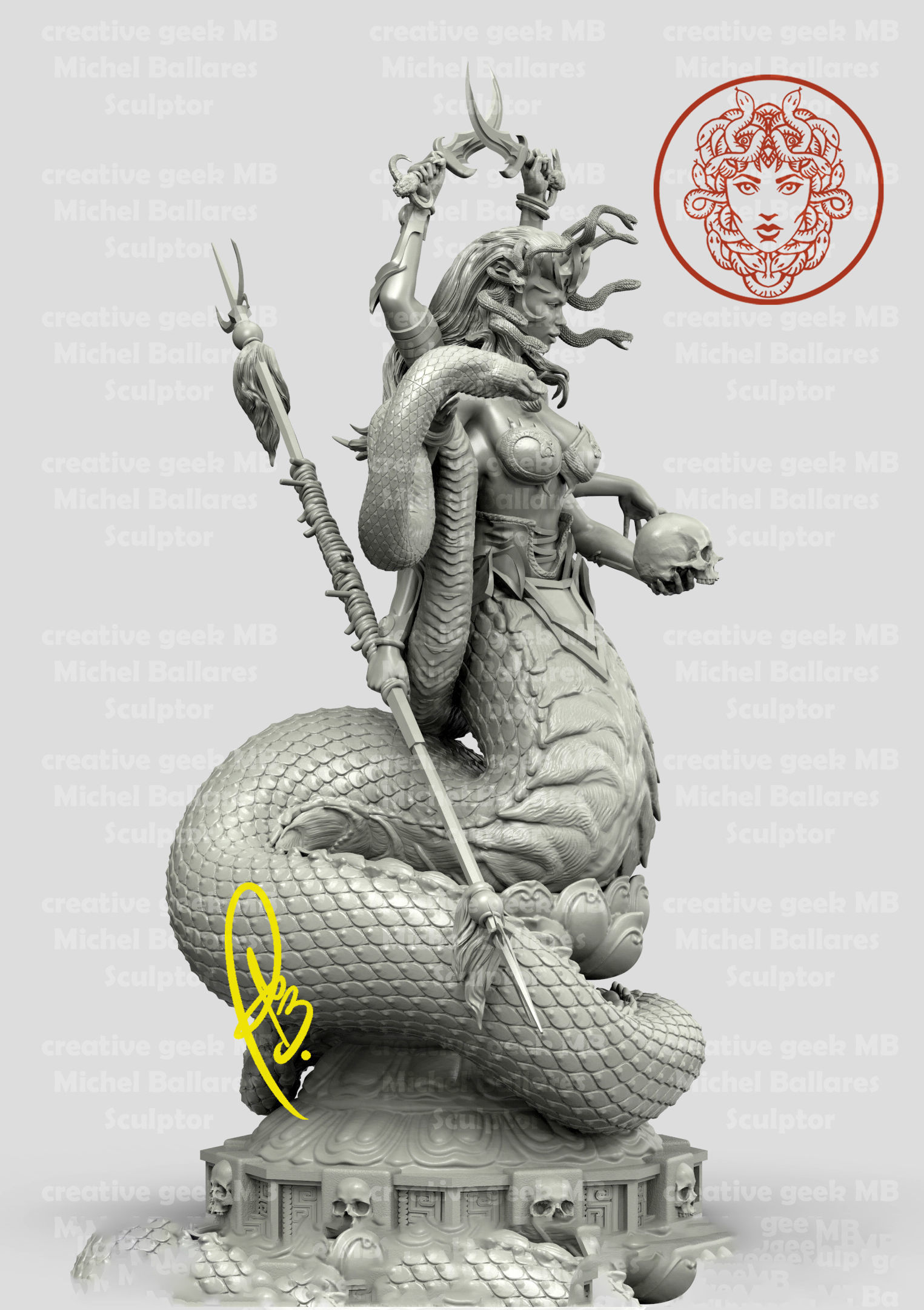 MARILITH BY CREATIVE GEEK MB 3D print model_6