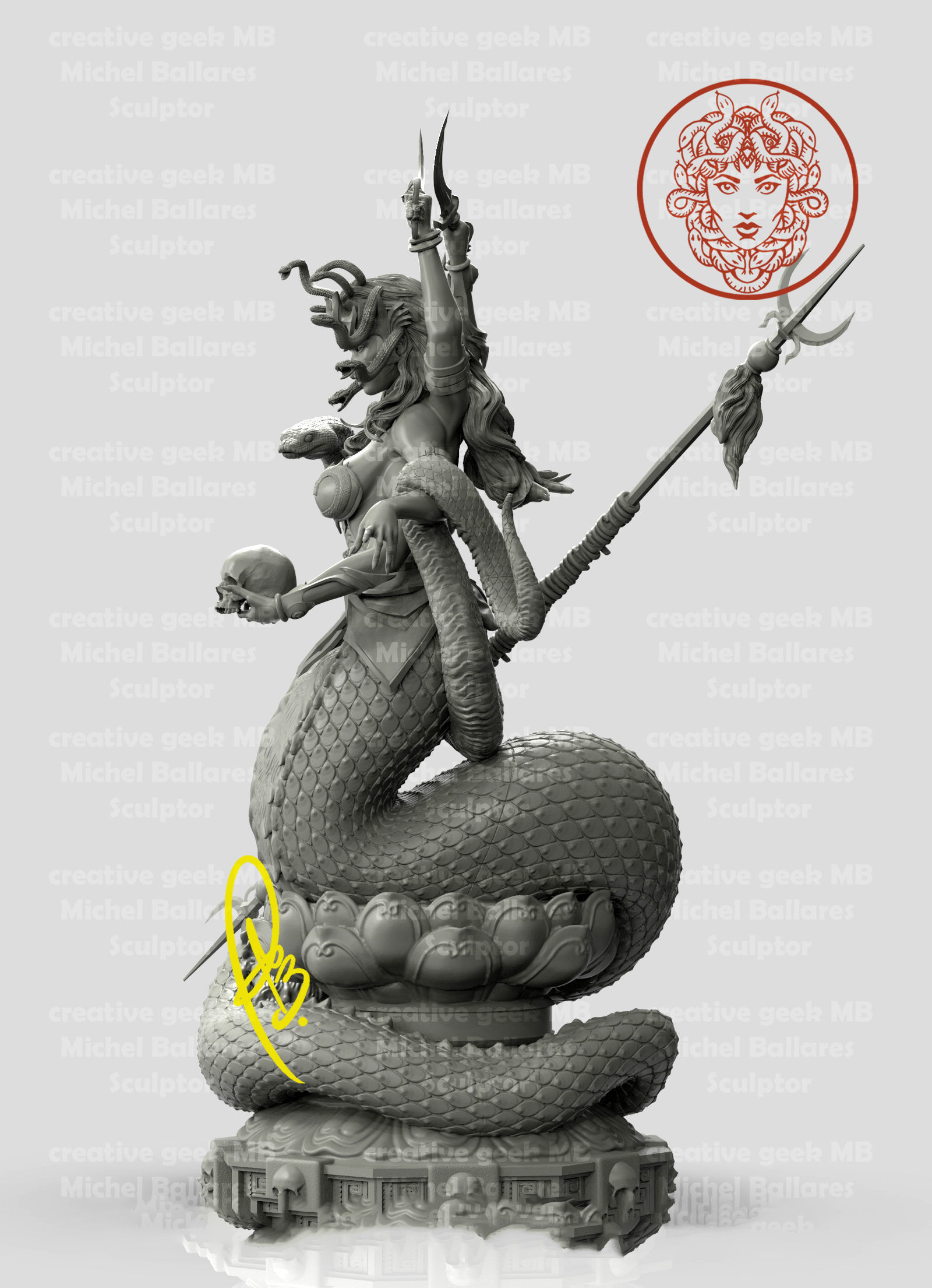 MARILITH BY CREATIVE GEEK MB 3D print model_4