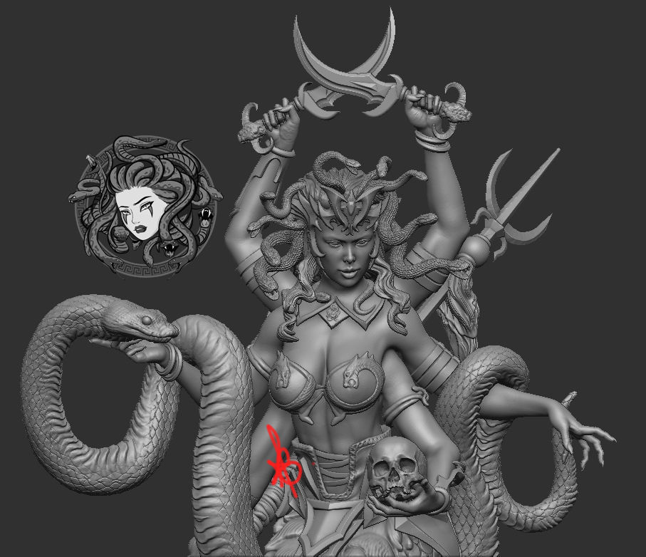 MARILITH BY CREATIVE GEEK MB 3D print model_10