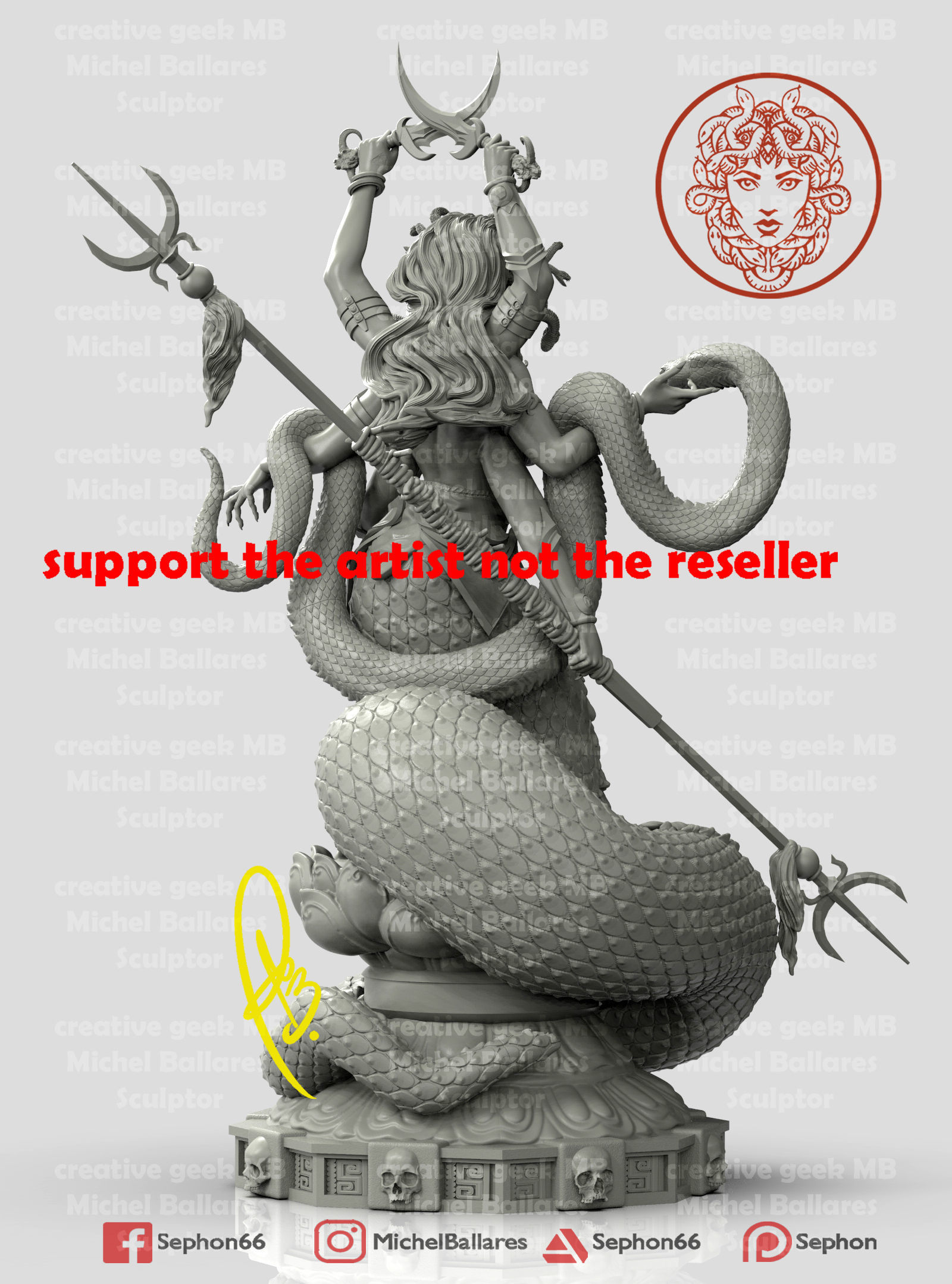 MARILITH BY CREATIVE GEEK MB 3D print model_7