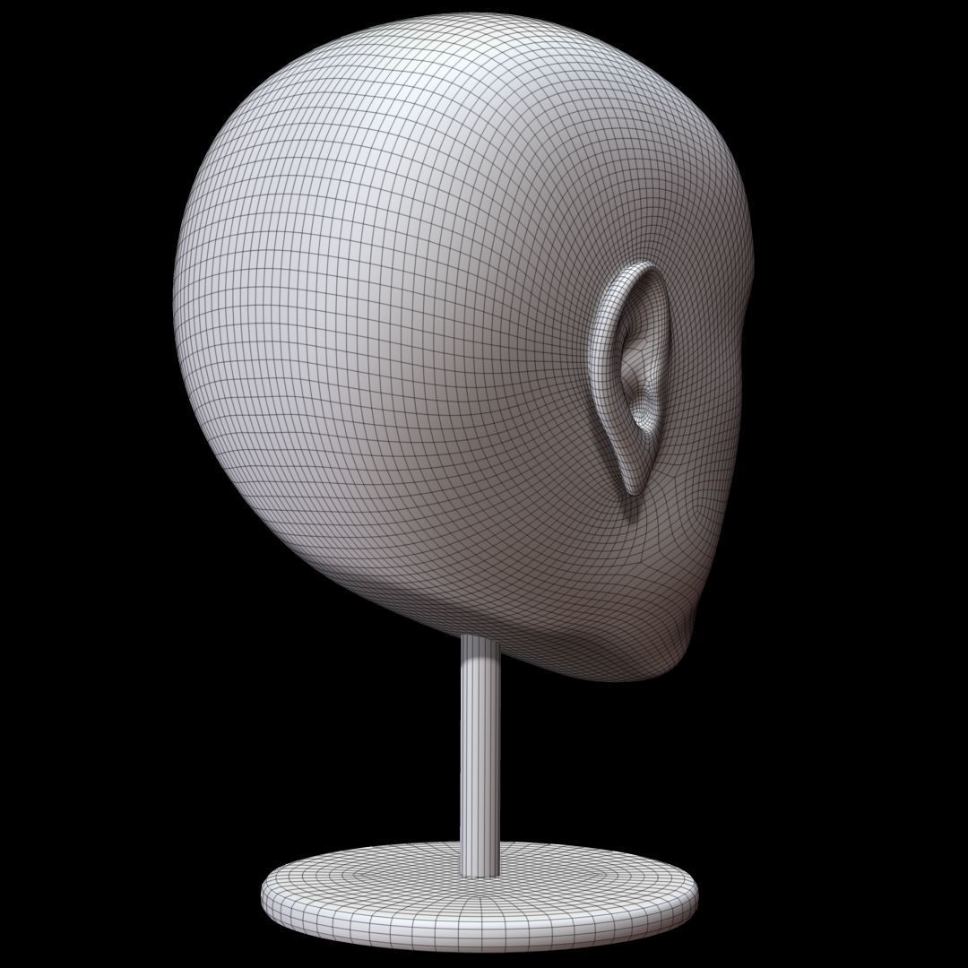 Mannequin head 3D model_13
