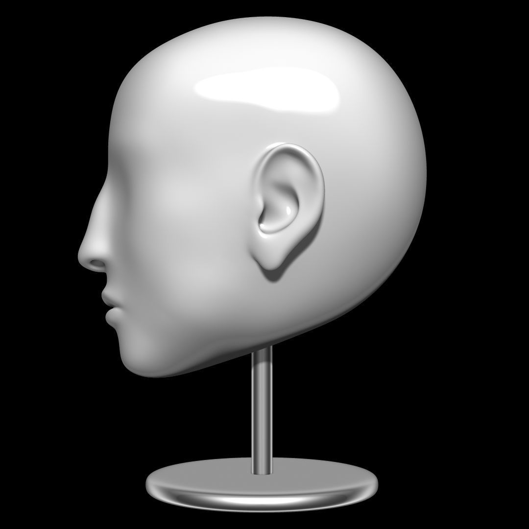 Mannequin head 3D model_6
