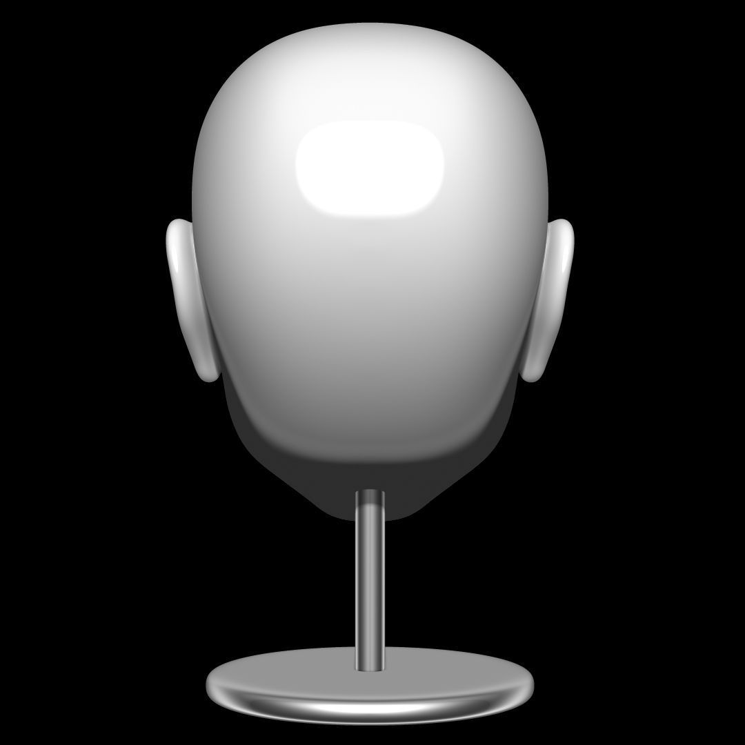 Mannequin head 3D model_4