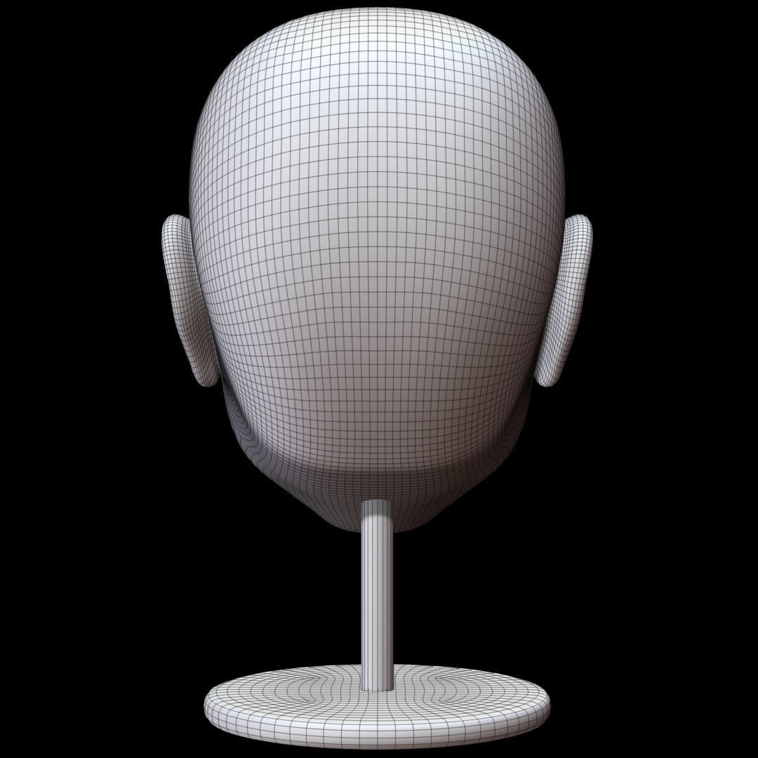 Mannequin head 3D model_14