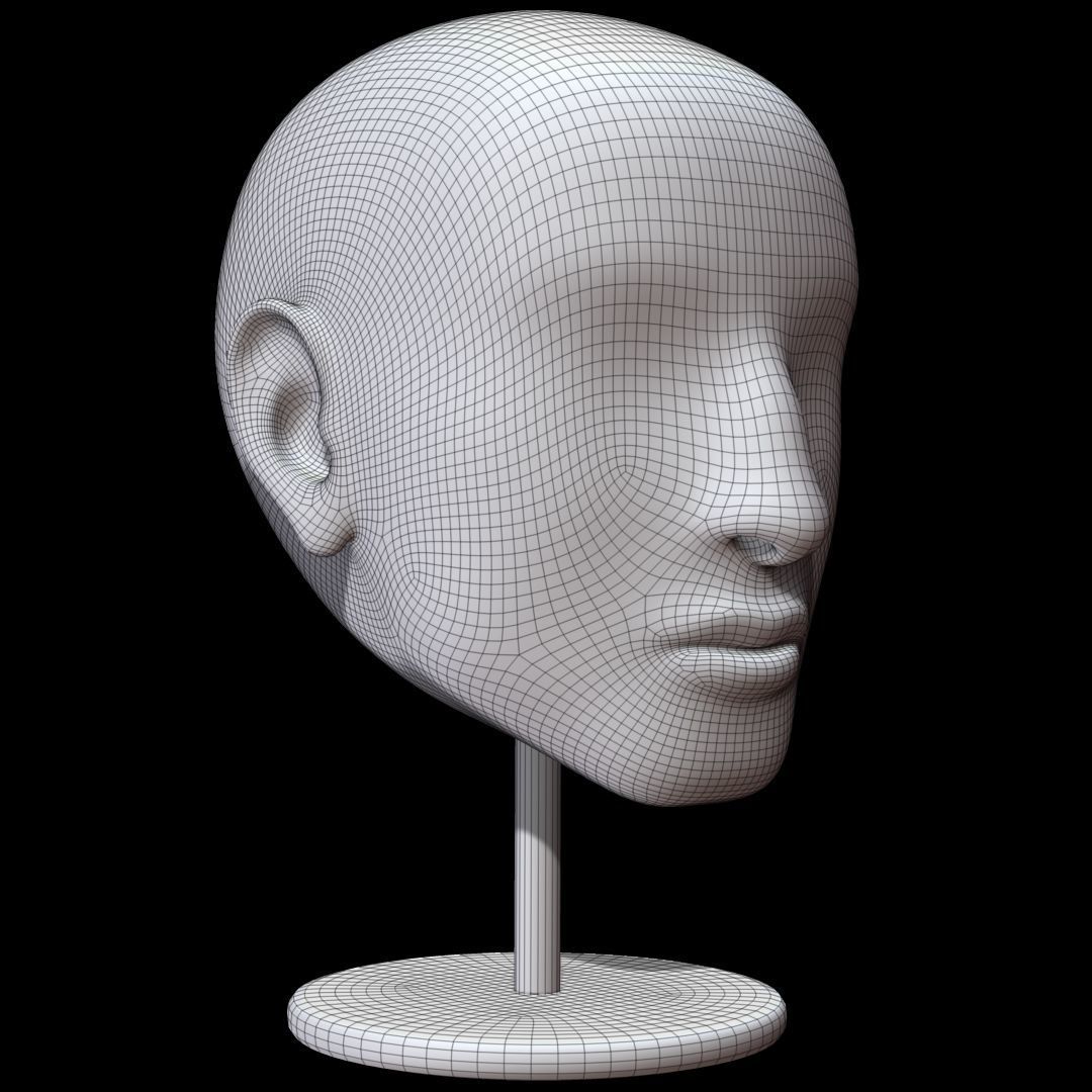 Mannequin head 3D model_11
