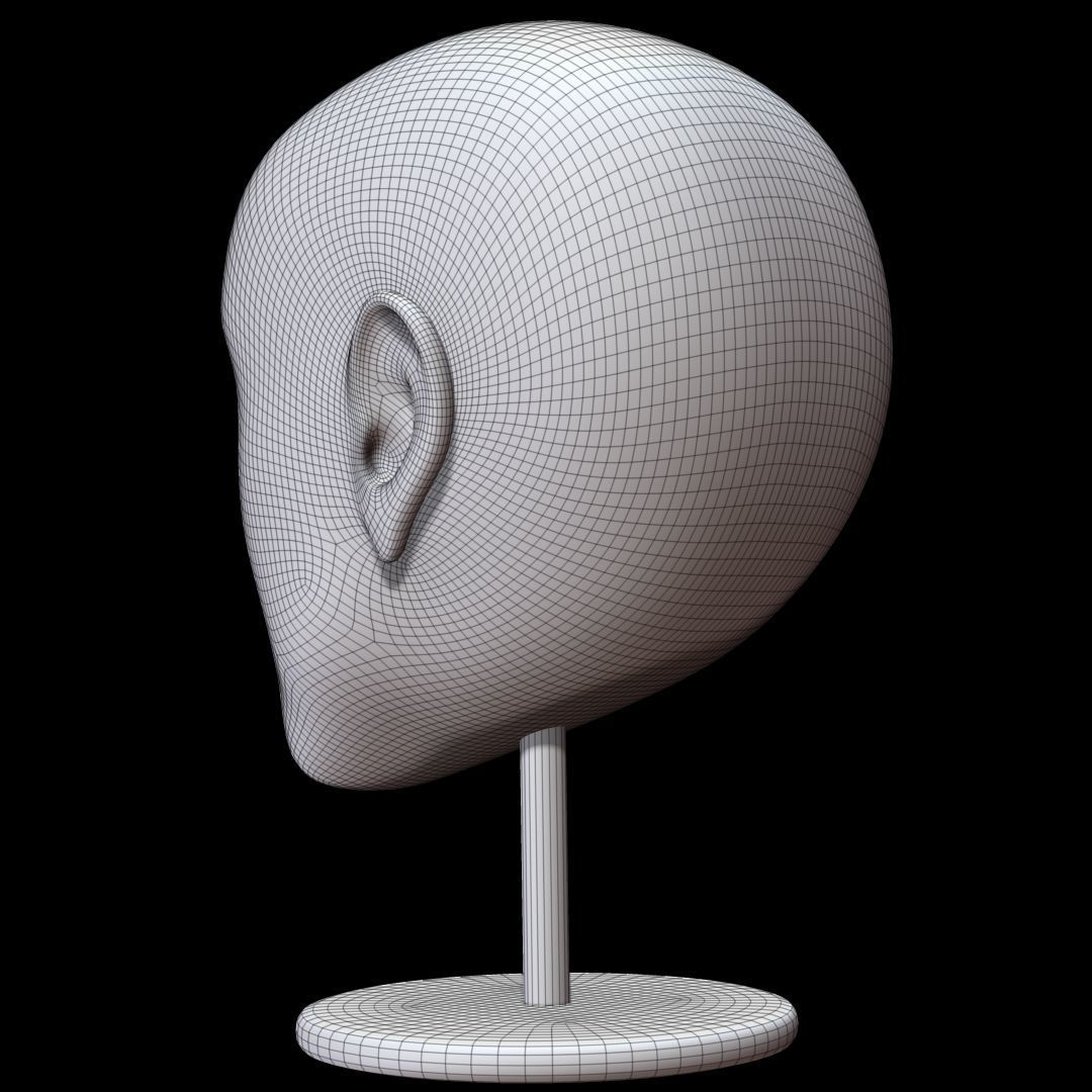 Mannequin head 3D model_15
