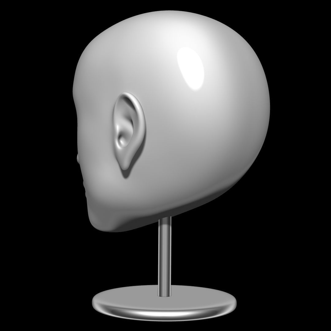 Mannequin head 3D model_5