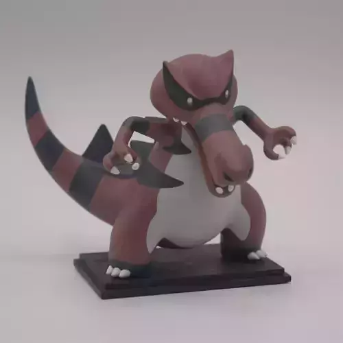 Krookodile - STL pokemon figurine