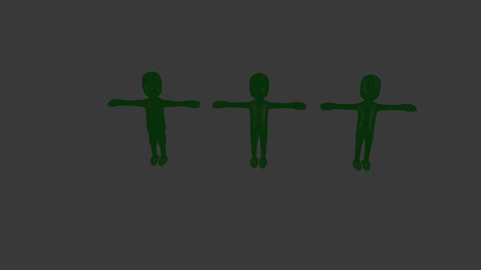  Toon Character Base Low-poly 3D model_5