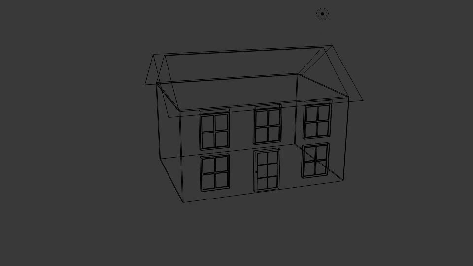  House Brick Low-poly 3D model_5