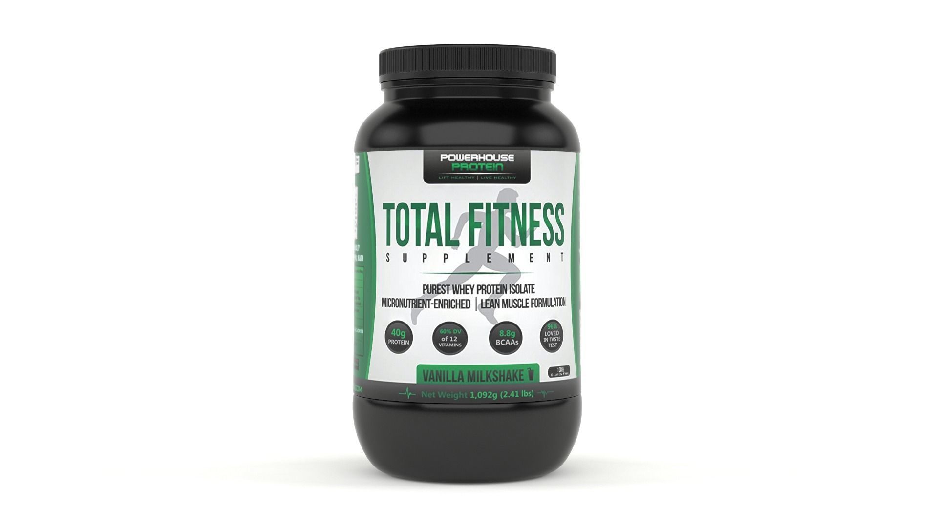 Protein Powder 3D model_1