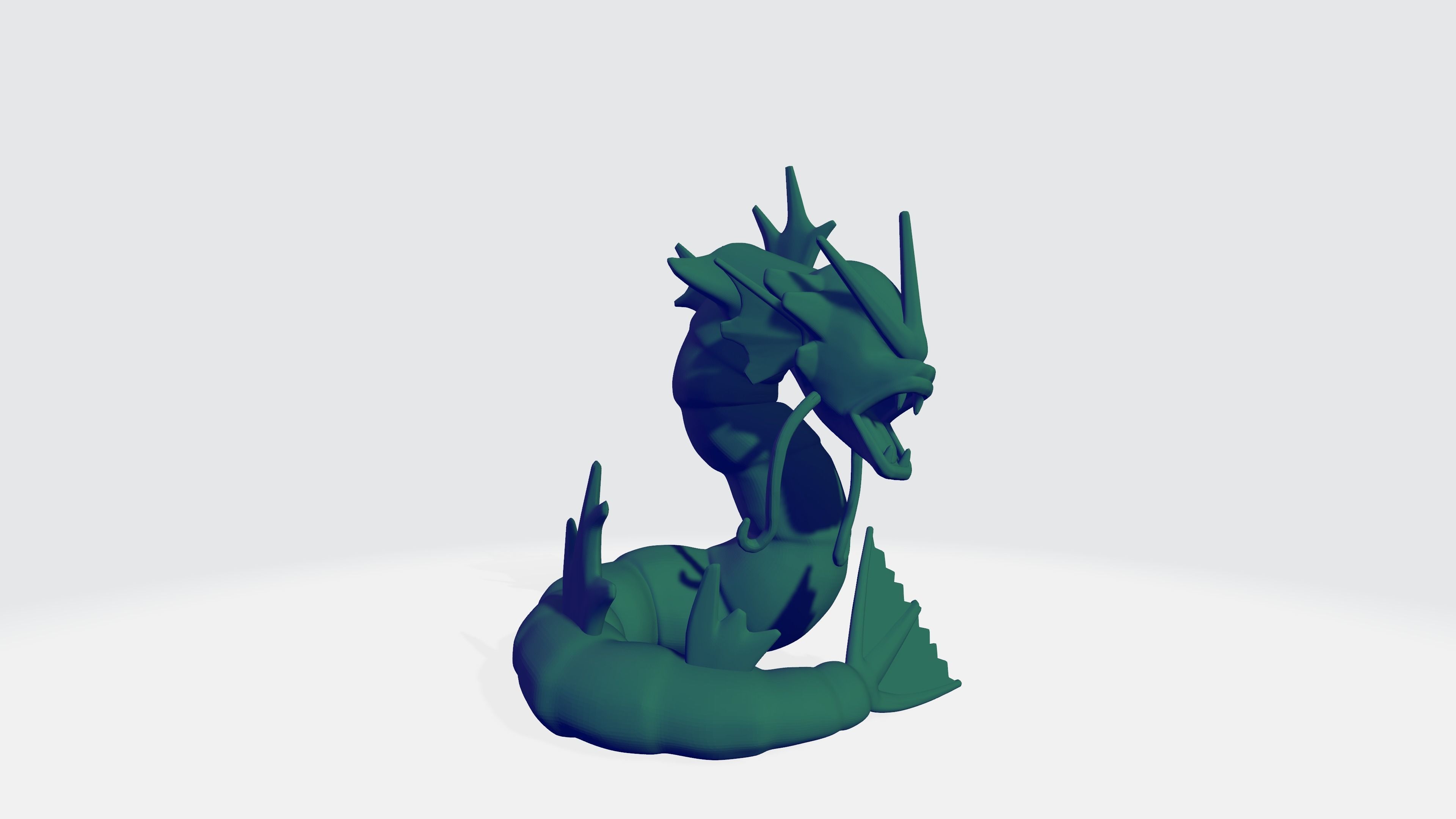 Water Dragon Gyarados - STL 3D model_1