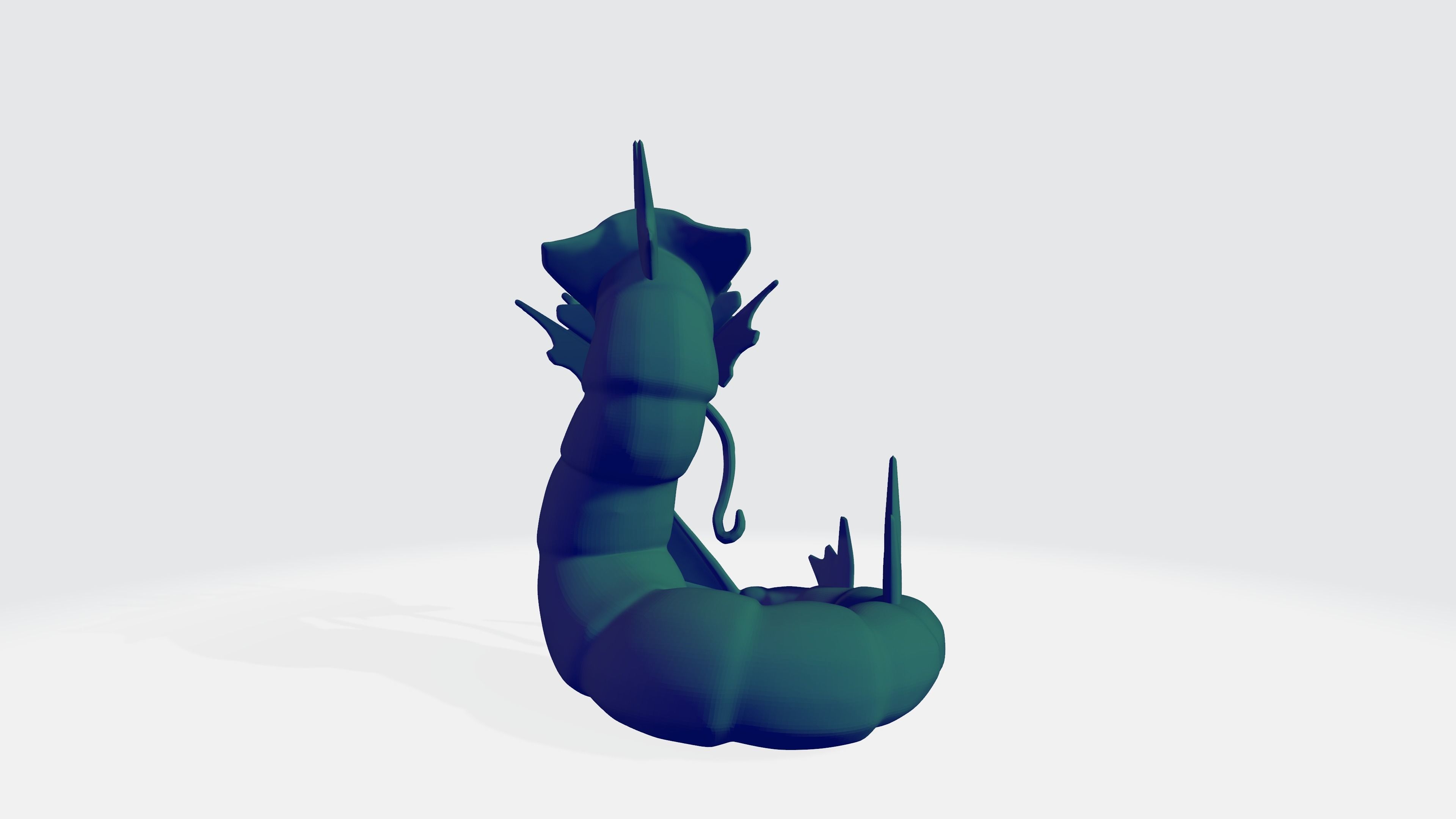 Water Dragon Gyarados - STL 3D model_2