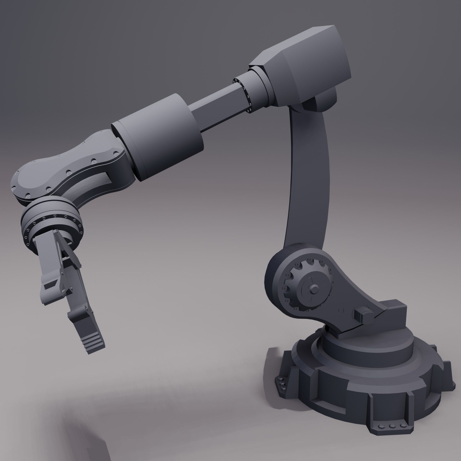 Robo-arm Free 3D model_2