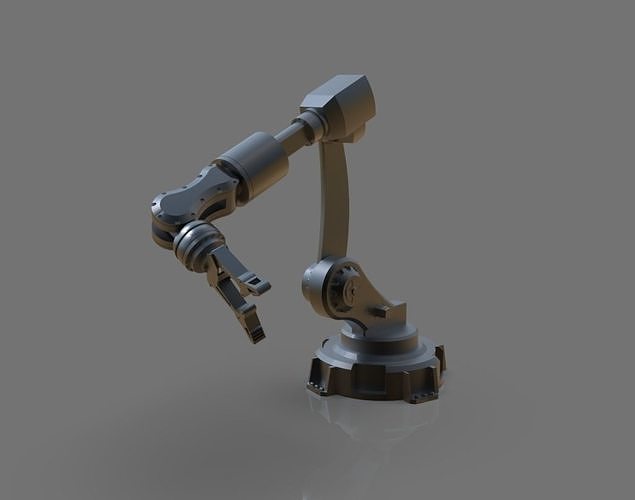 Robo-arm Free 3D model
