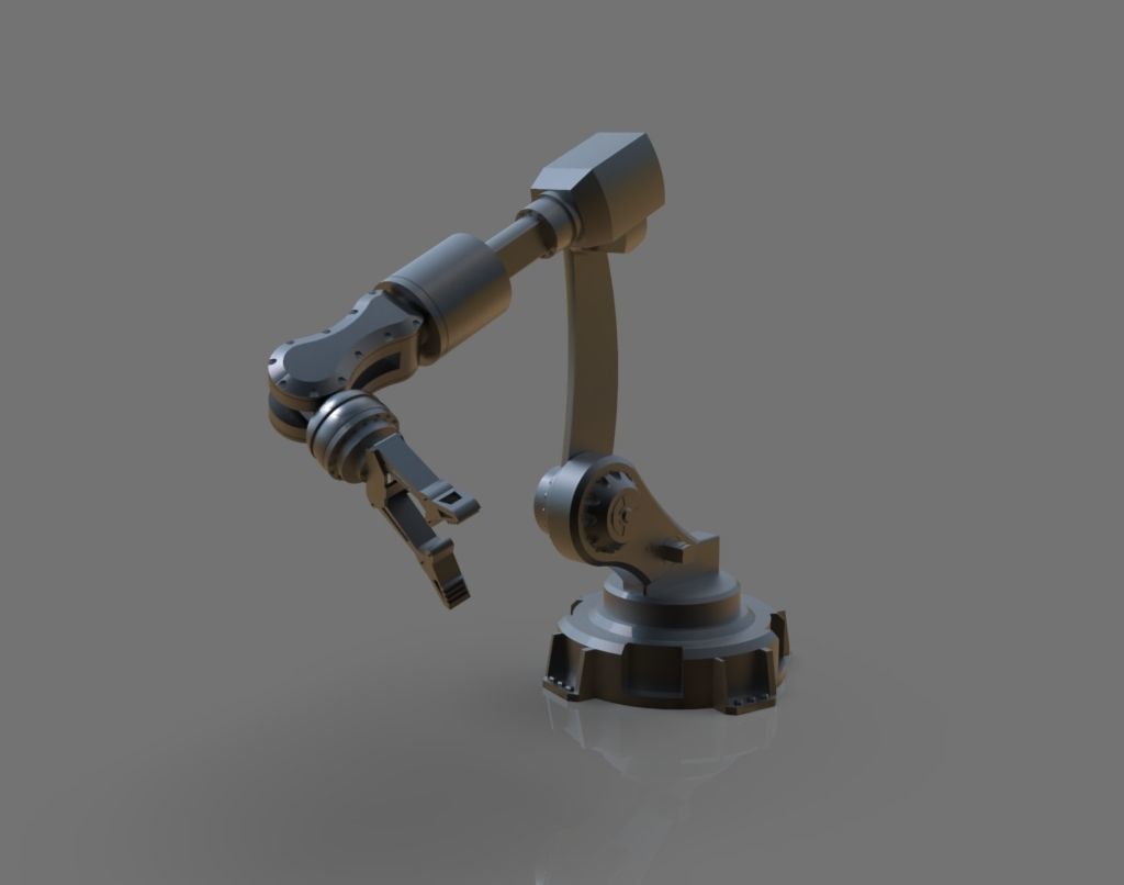 Robo-arm Free 3D model_0