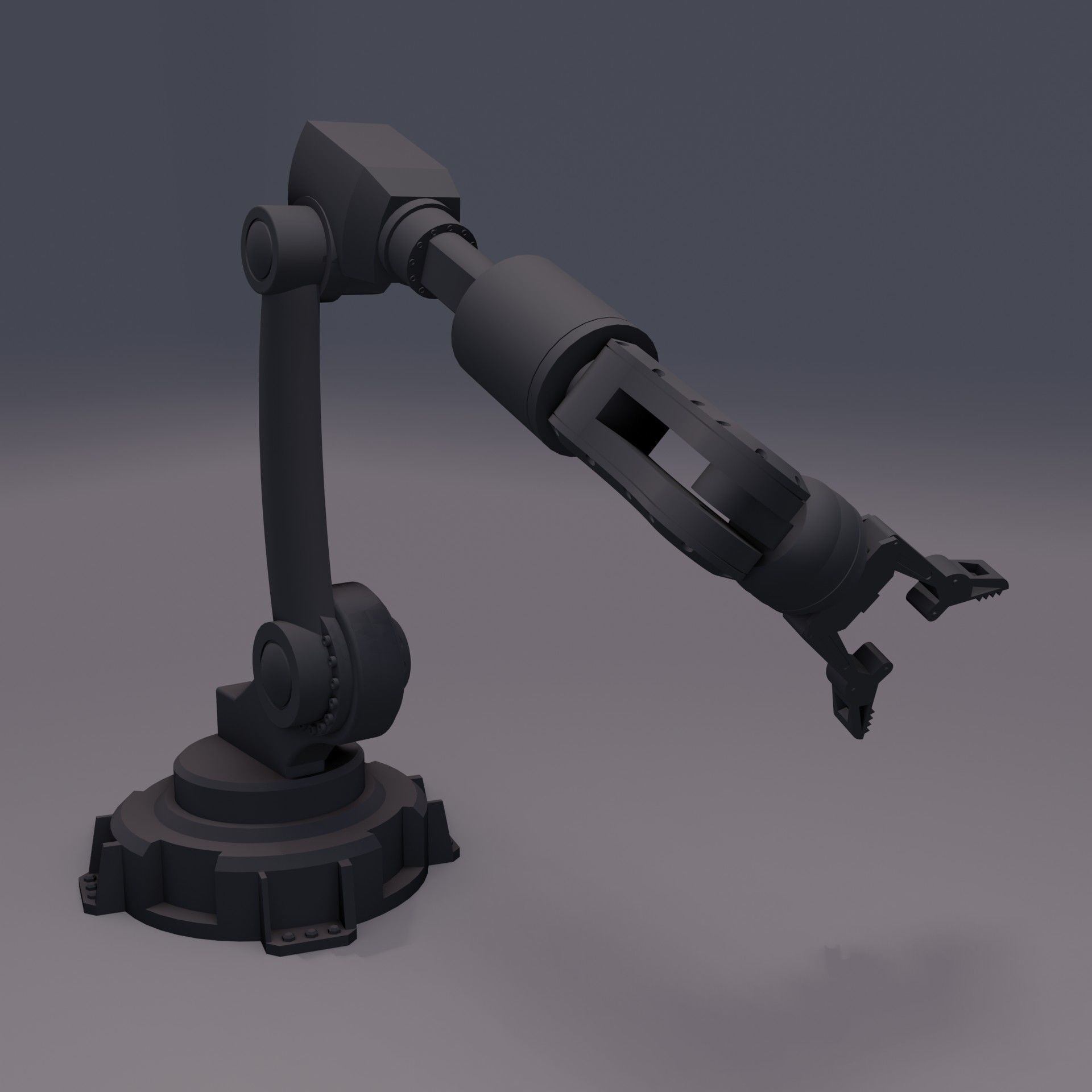 Robo-arm Free 3D model_6