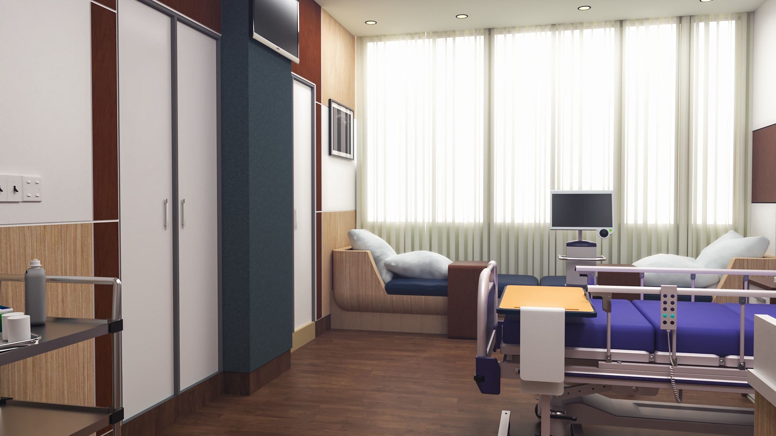 Medical Center-Complete Project -2d Plans - 3d Model Set 3D Model Collection_31