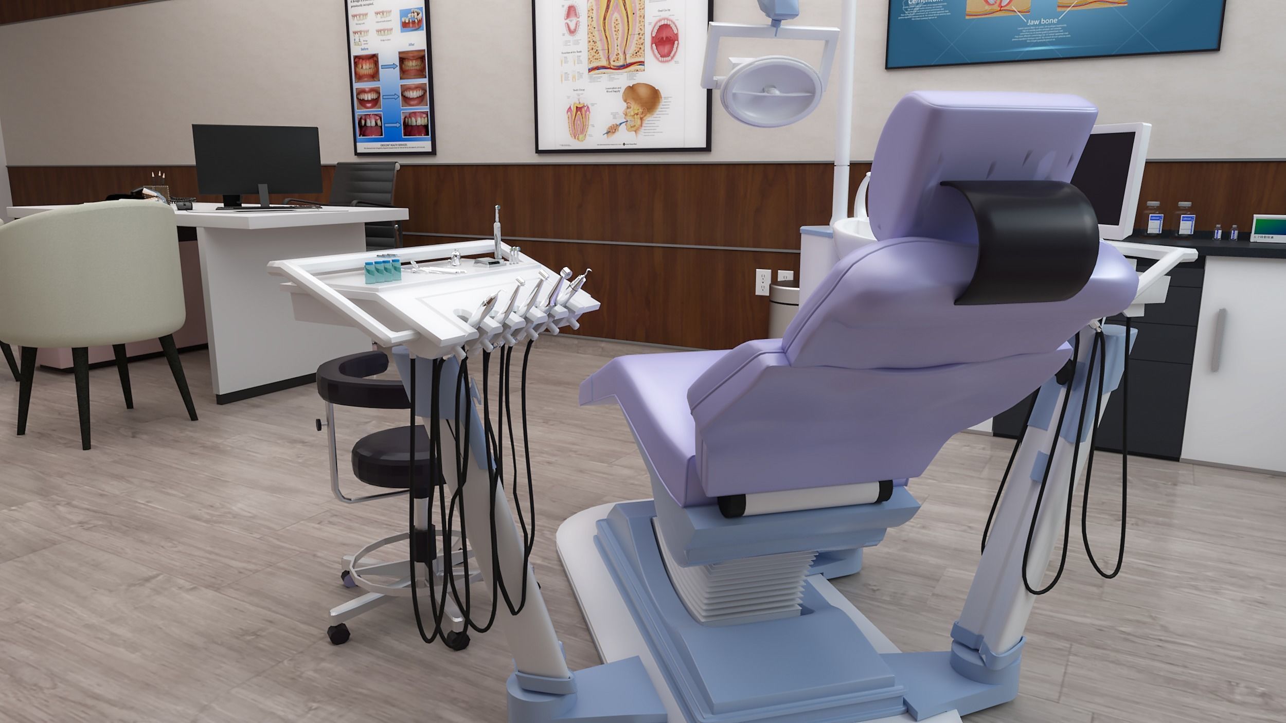 Medical Center-Complete Project -2d Plans - 3d Model Set 3D Model Collection_20