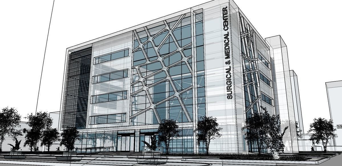 Medical Center-Complete Project -2d Plans - 3d Model Set 3D Model Collection_5