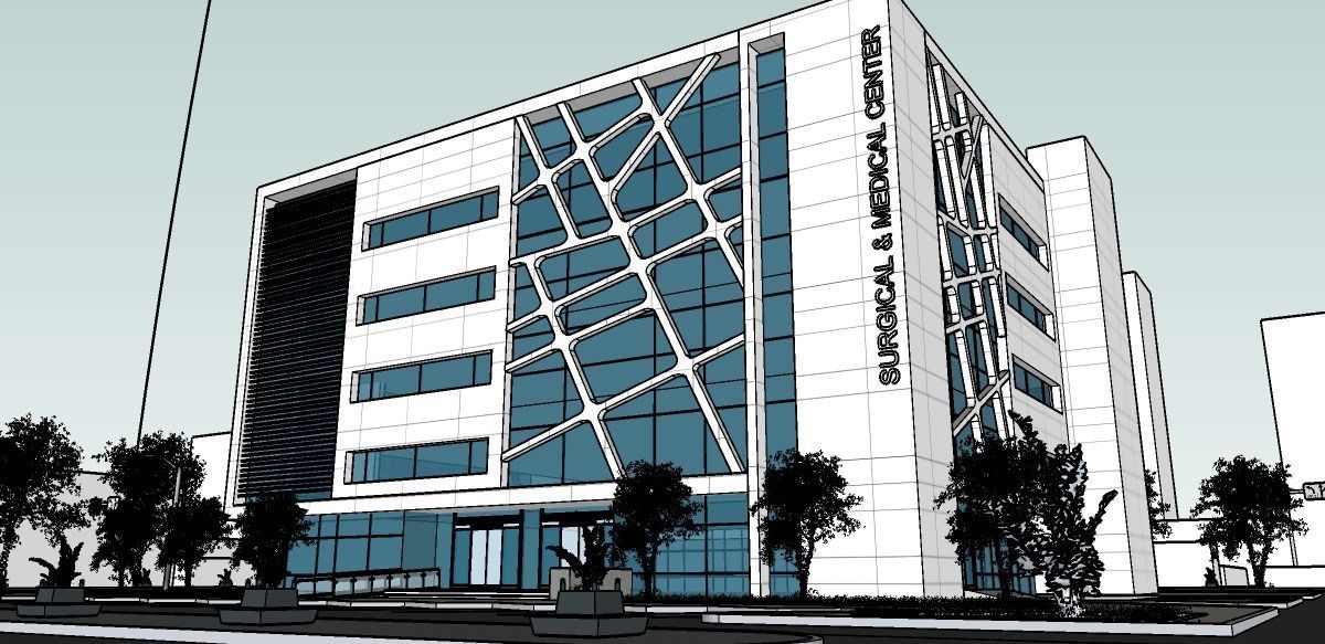 Medical Center-Complete Project -2d Plans - 3d Model Set 3D Model Collection_3