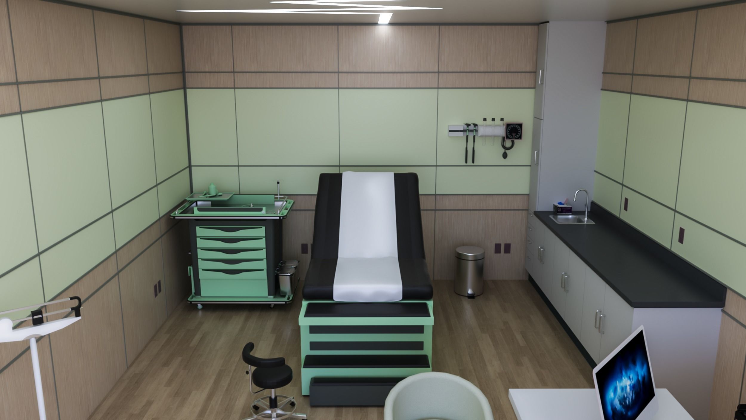 Medical Center-Complete Project -2d Plans - 3d Model Set 3D Model Collection_14