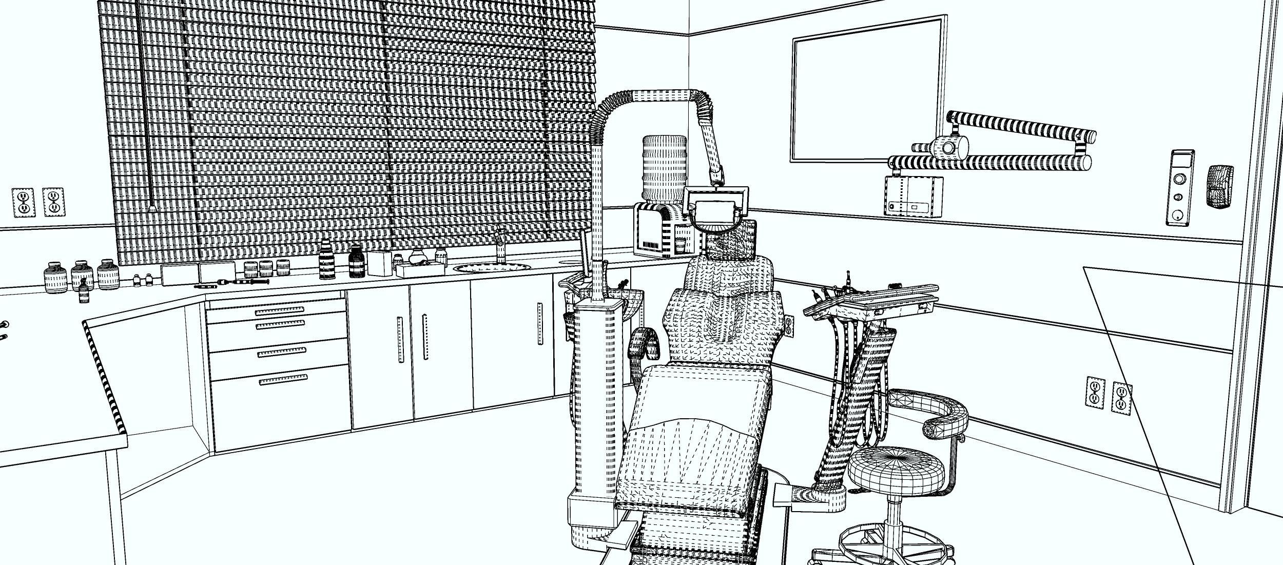 Medical Center-Complete Project -2d Plans - 3d Model Set 3D Model Collection_22
