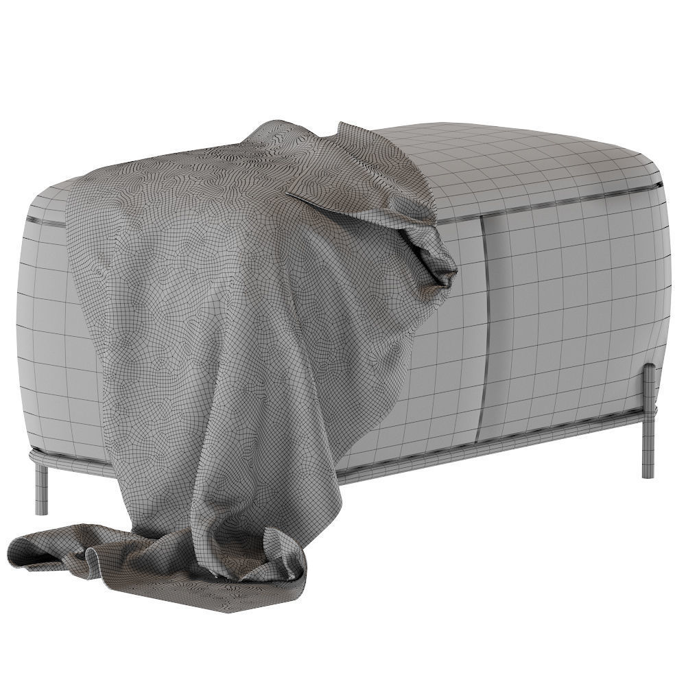 Puff Pawai set 3D model_4