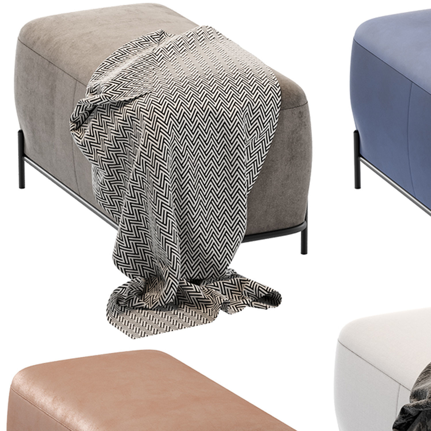 Puff Pawai set 3D model_3