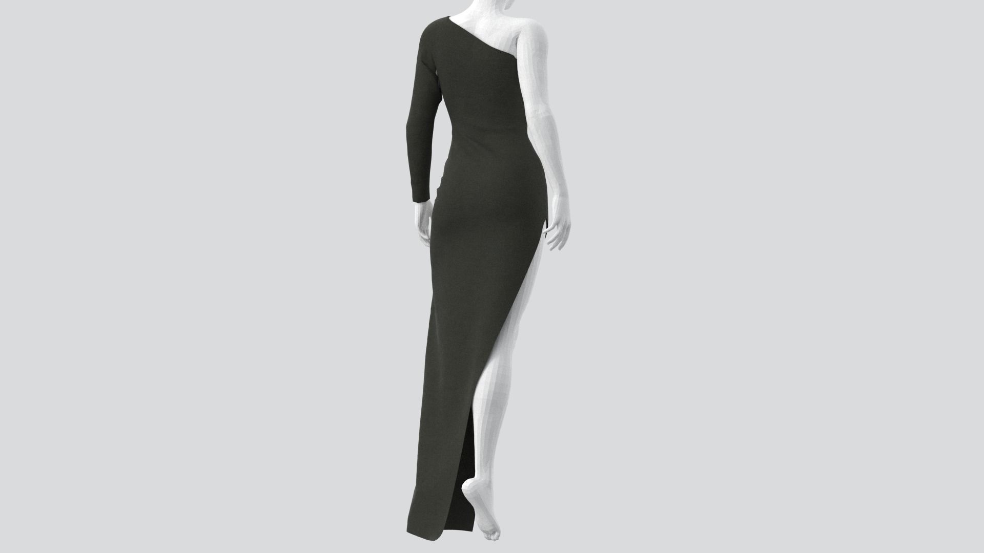 Collection Of Dresses 3D model_16