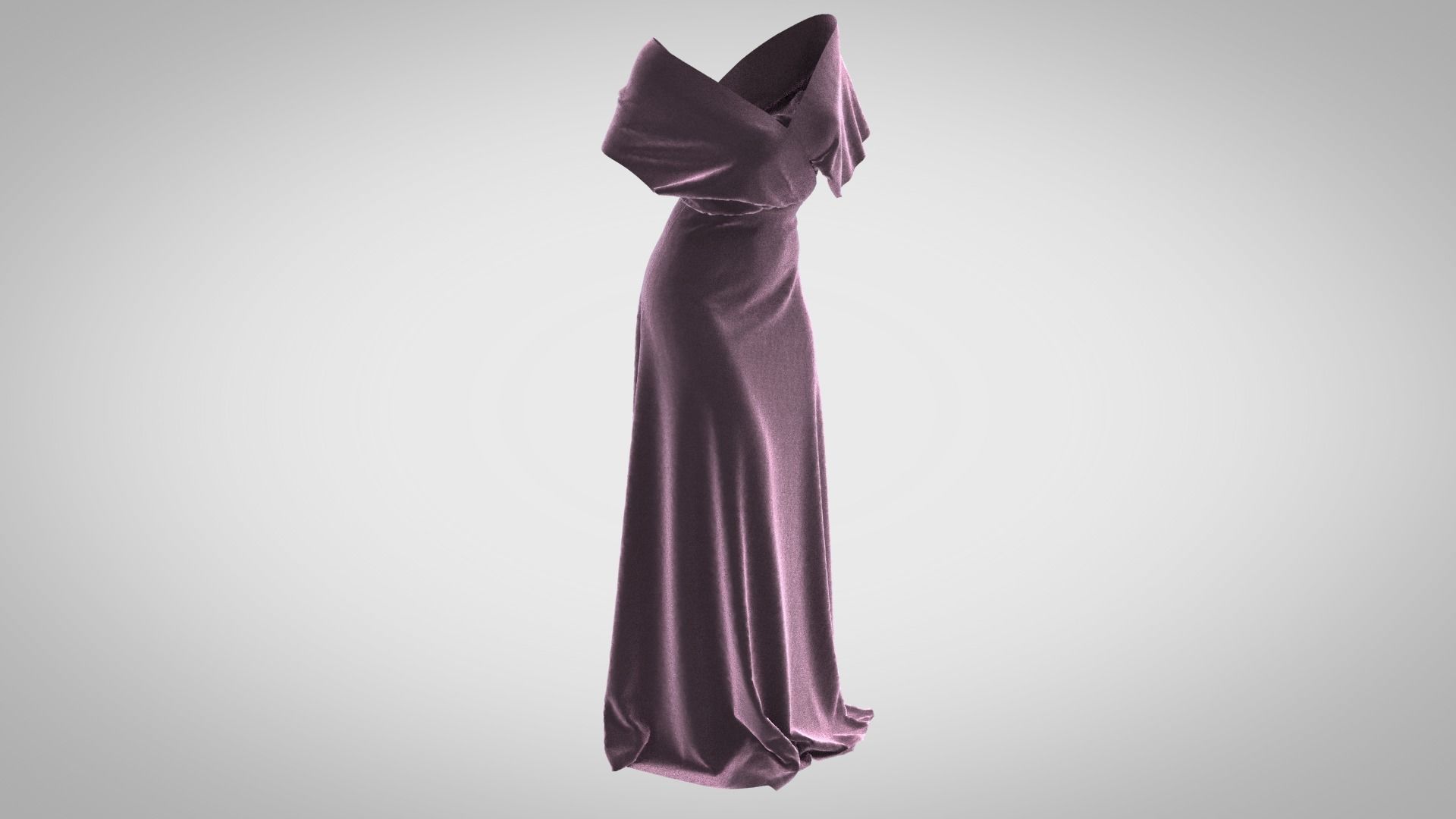 Collection Of Dresses 3D model_9