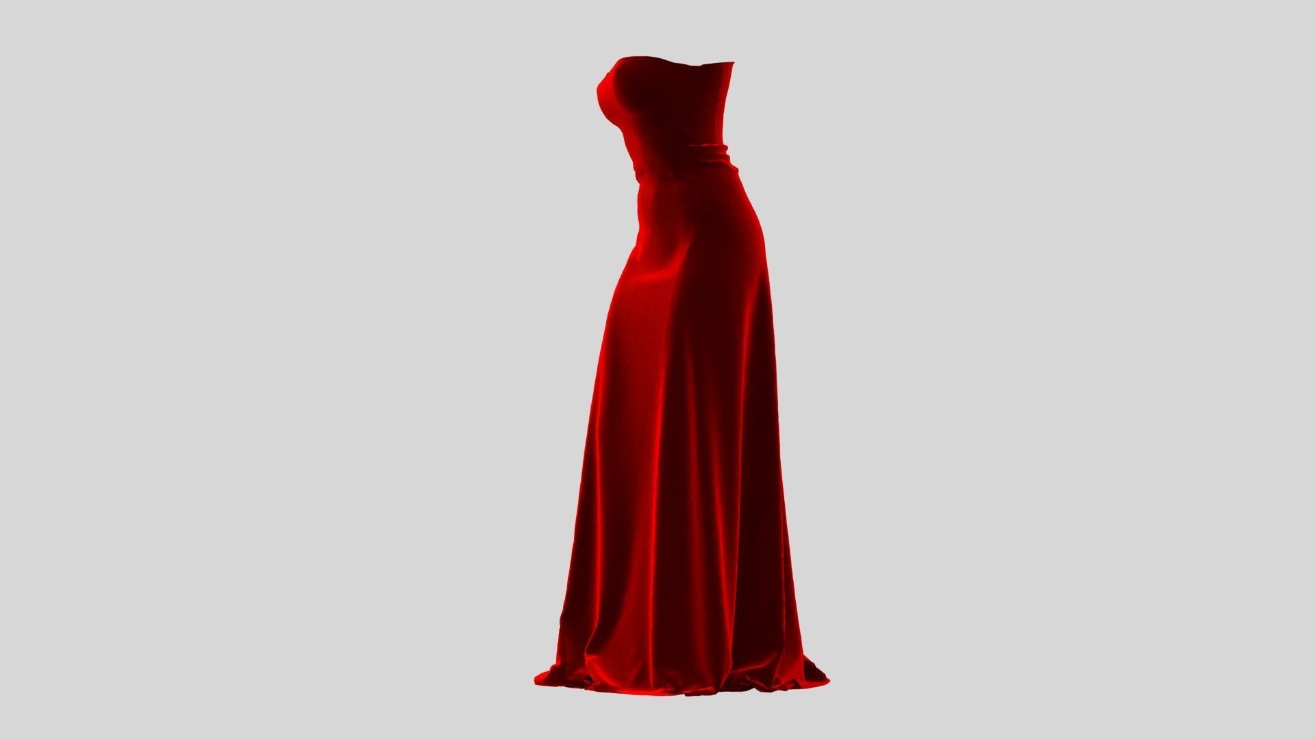 Collection Of Dresses 3D model_3
