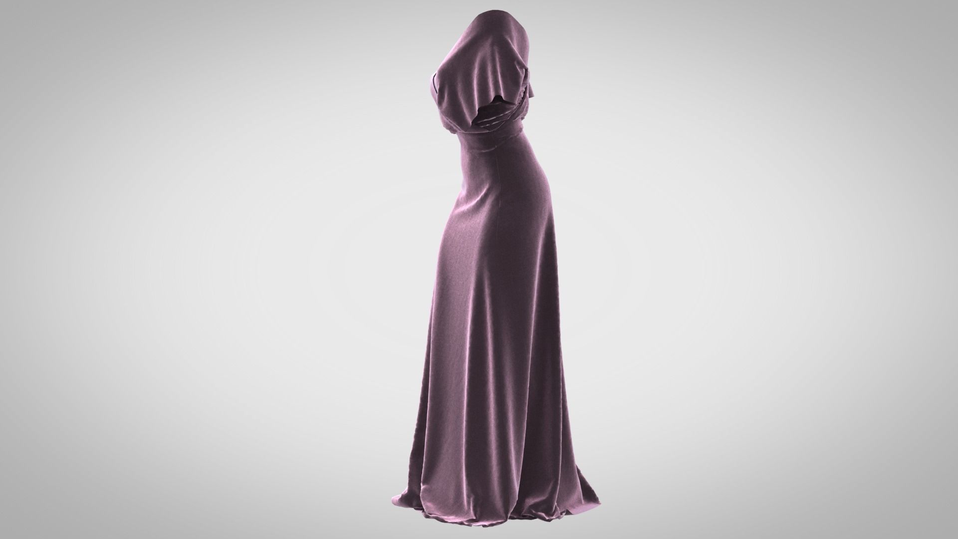 Collection Of Dresses 3D model_8