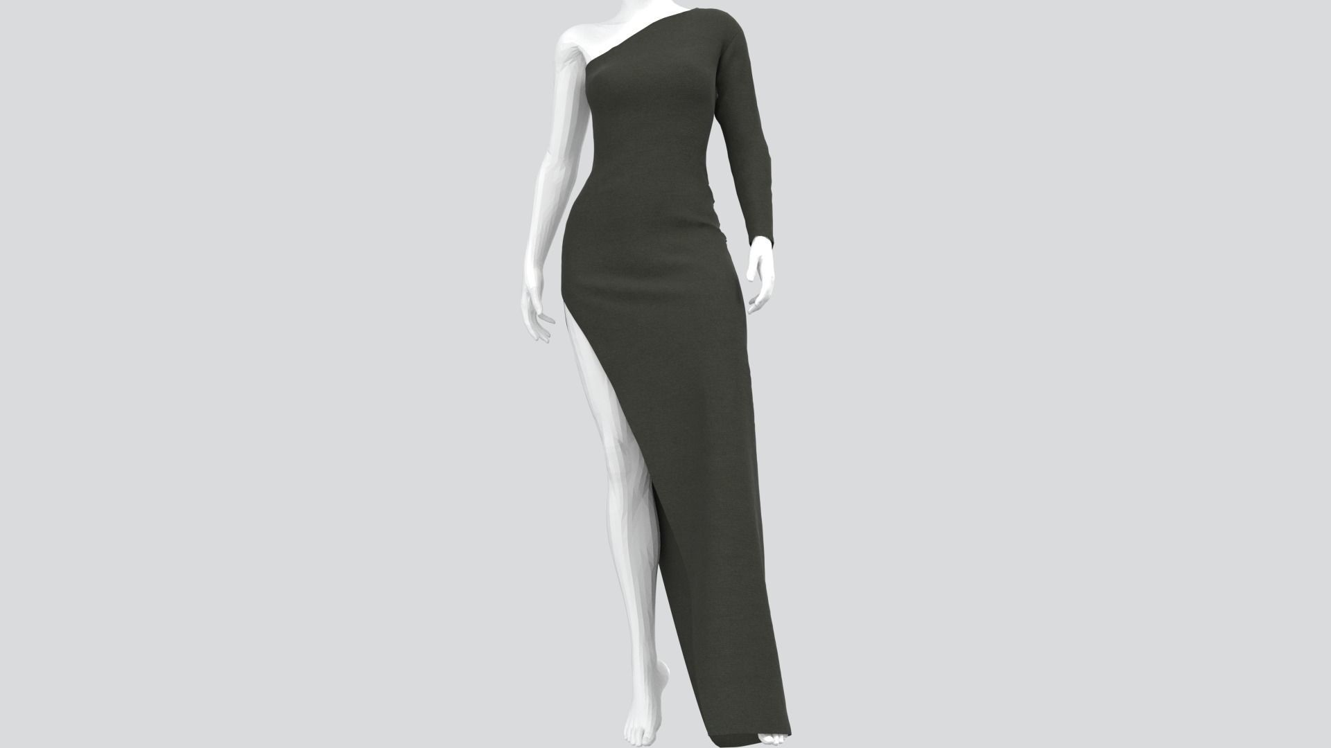 Collection Of Dresses 3D model_14